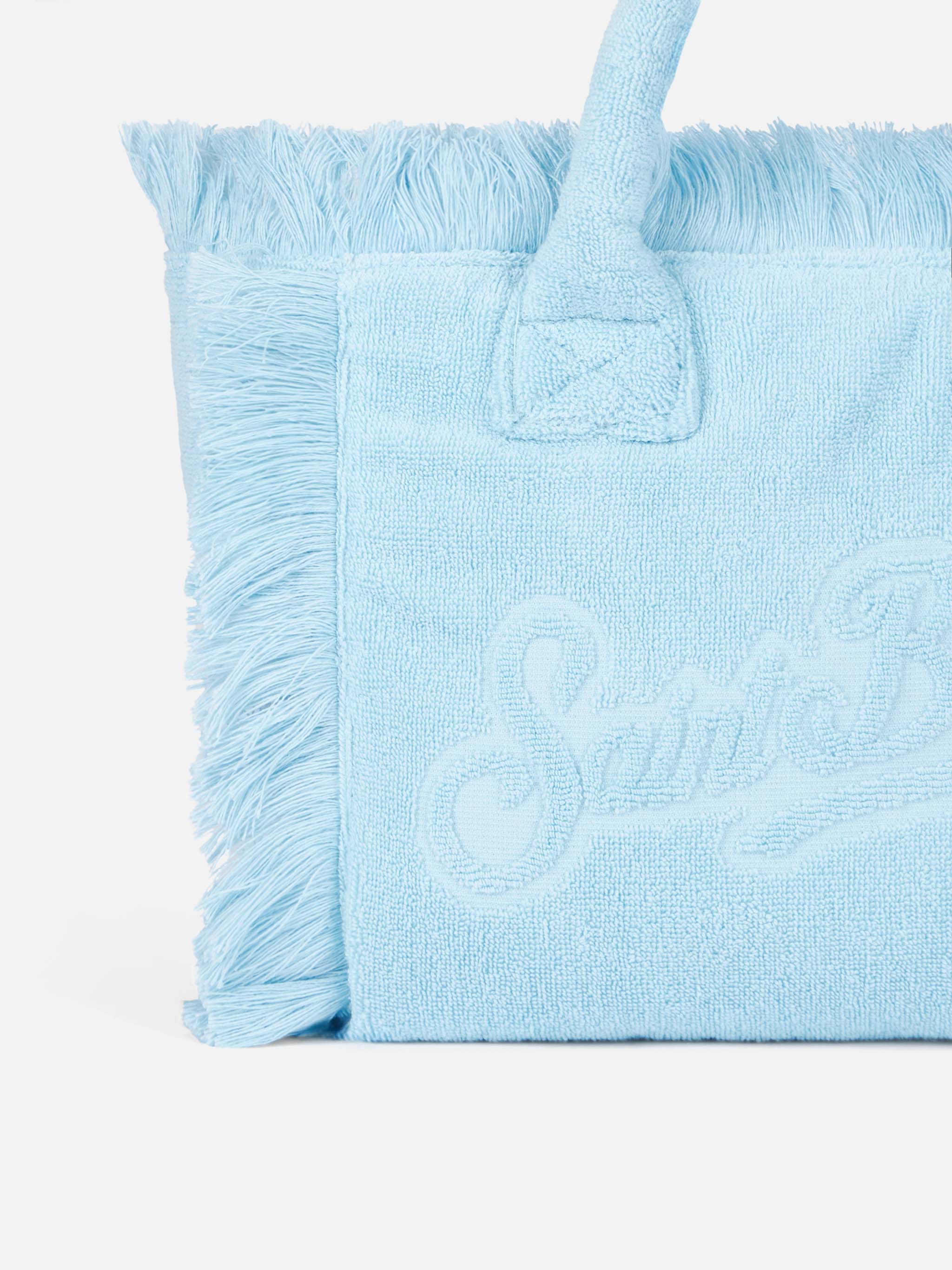 Colette Terry embossed light blue handbag - Image 3