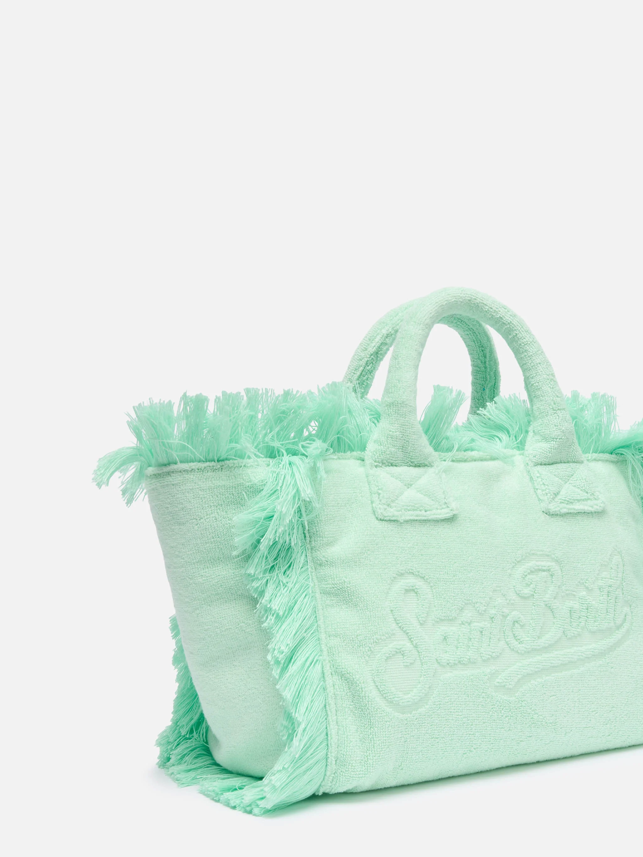 Colette Terry embossed mint green handbag - Image 3
