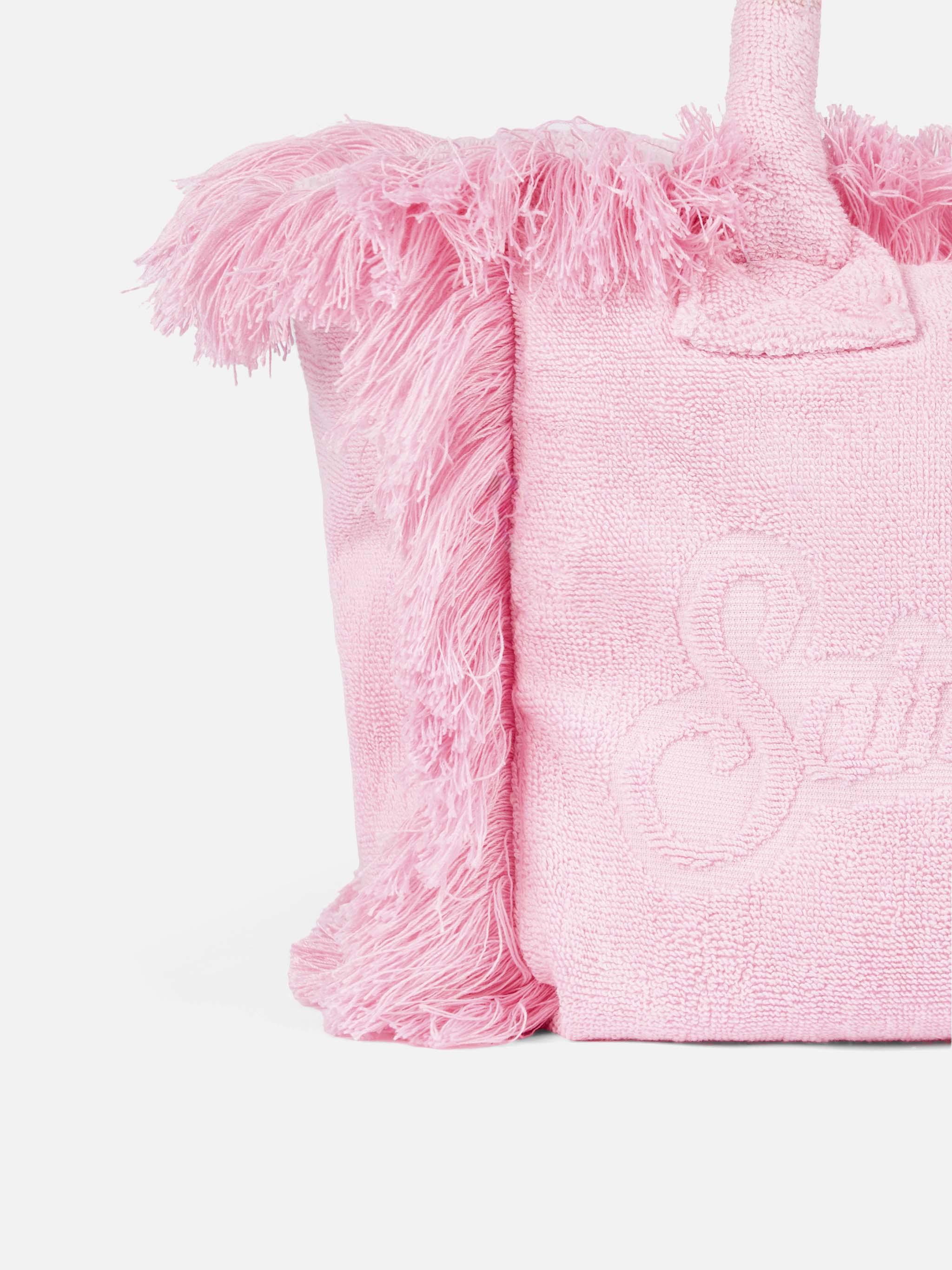 Colette Terry embossed pink handbag - Image 2