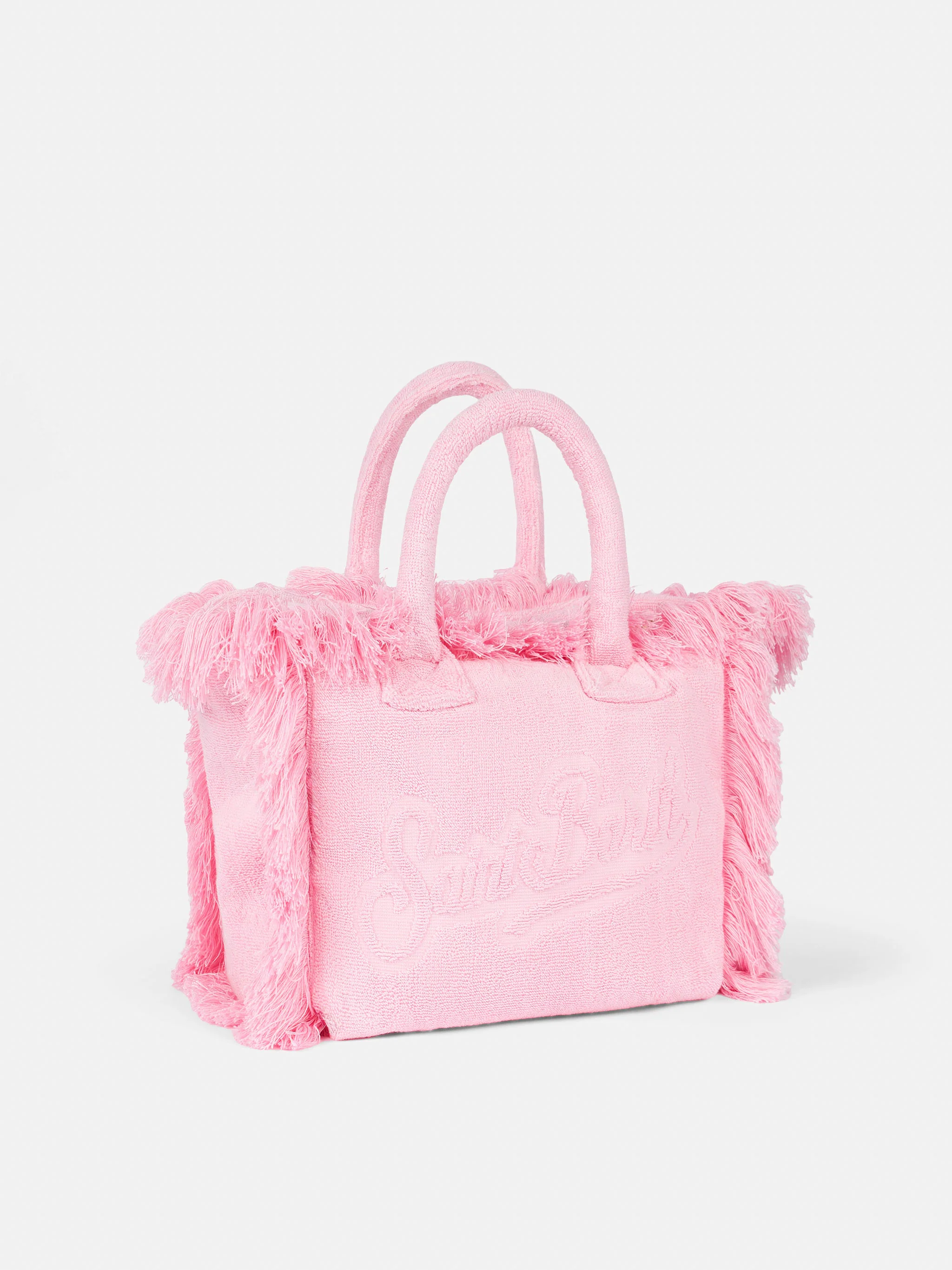 Colette Terry embossed pink handbag - Image 3