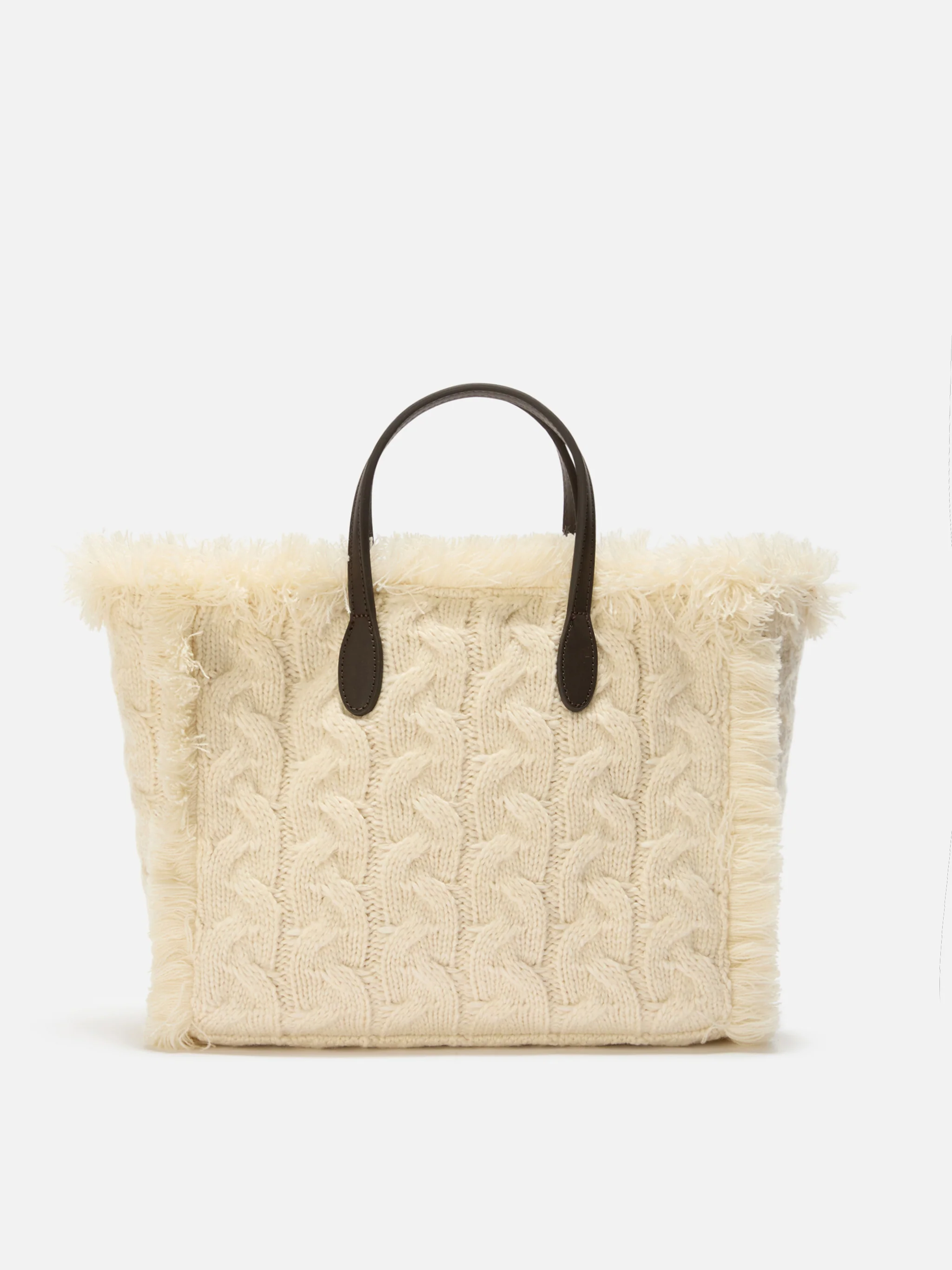 Colette Wool Braid white bag with rhinestones - Image 4