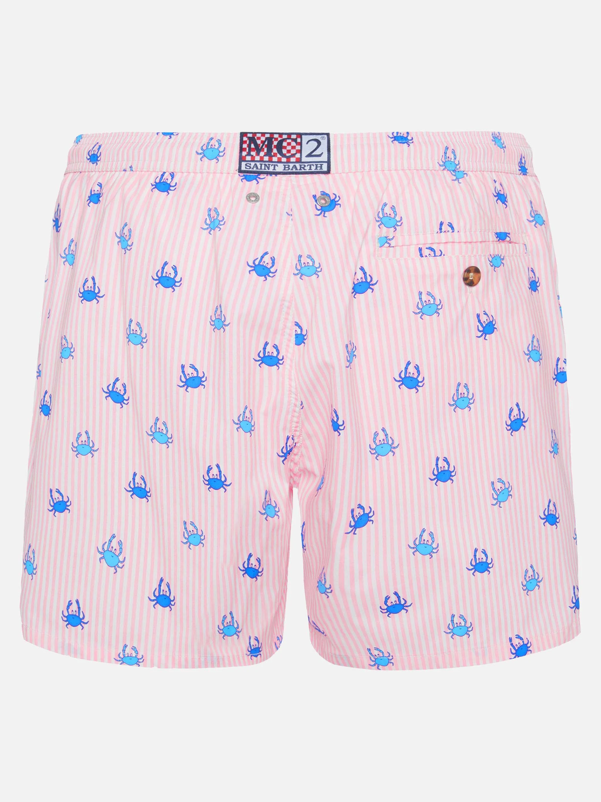 Comfort Light swim shorts with crab print - Image 2