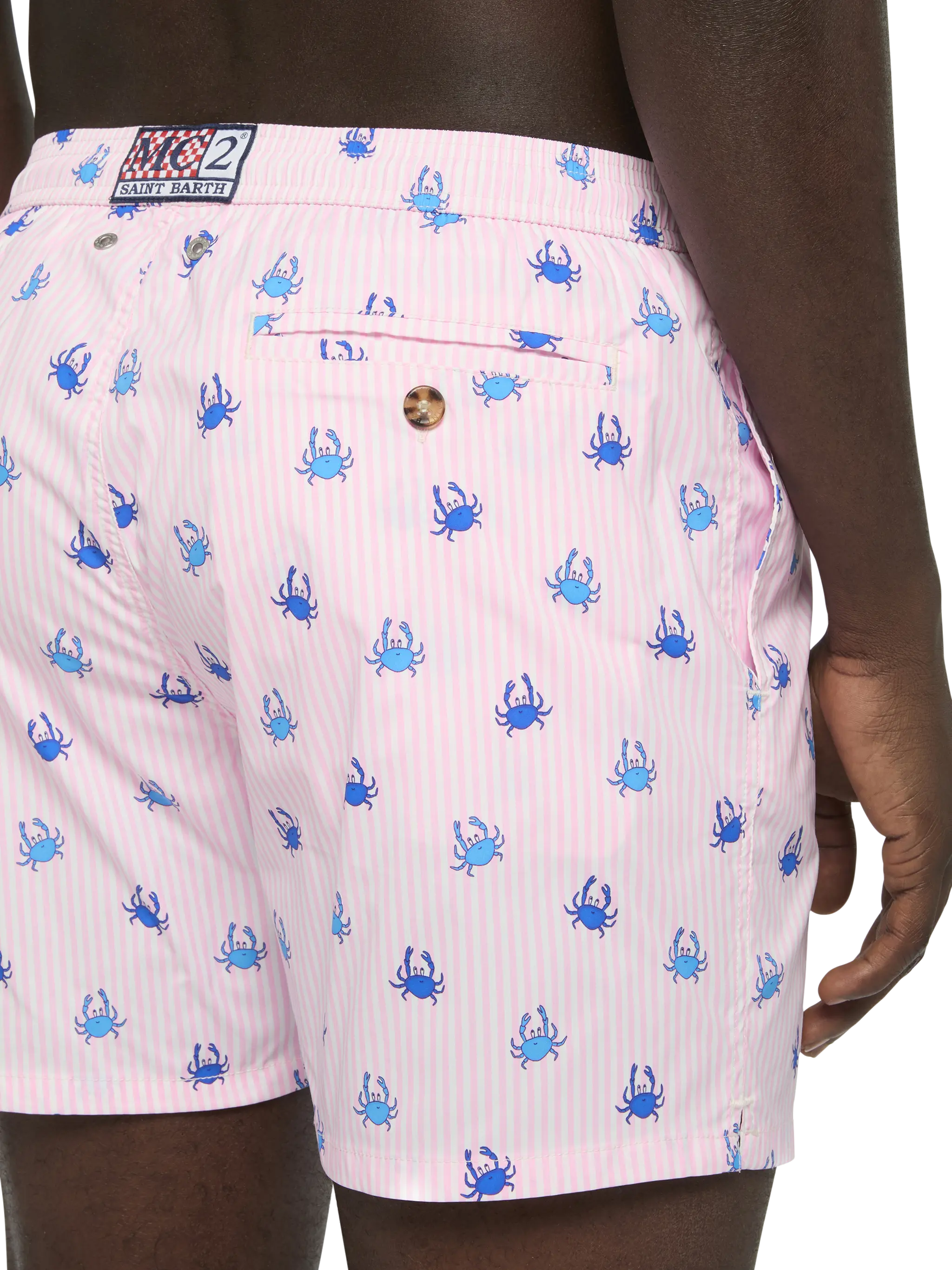 Comfort Light swim shorts with crab print - Image 6