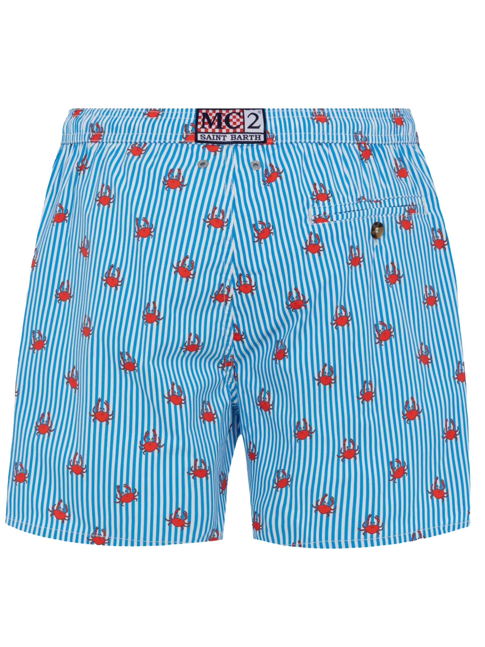 Comfort Light swim shorts with crabs print - Image 2