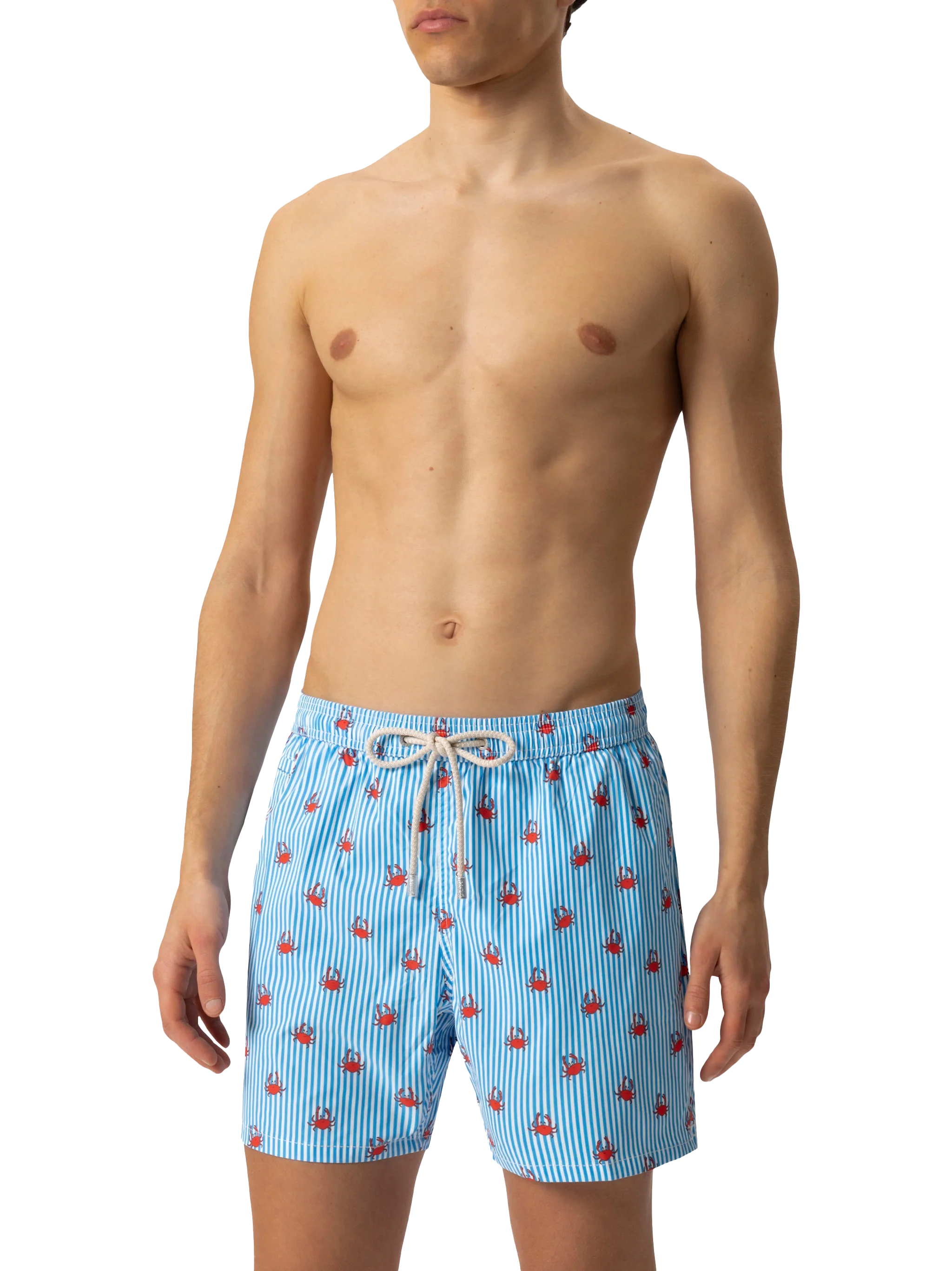 Comfort Light swim shorts with crabs print - Image 3