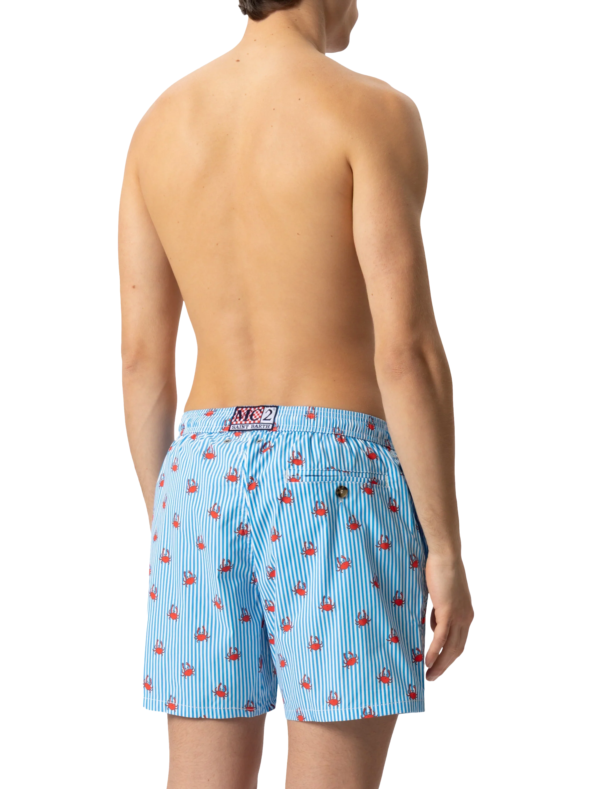 Comfort Light swim shorts with crabs print - Image 4
