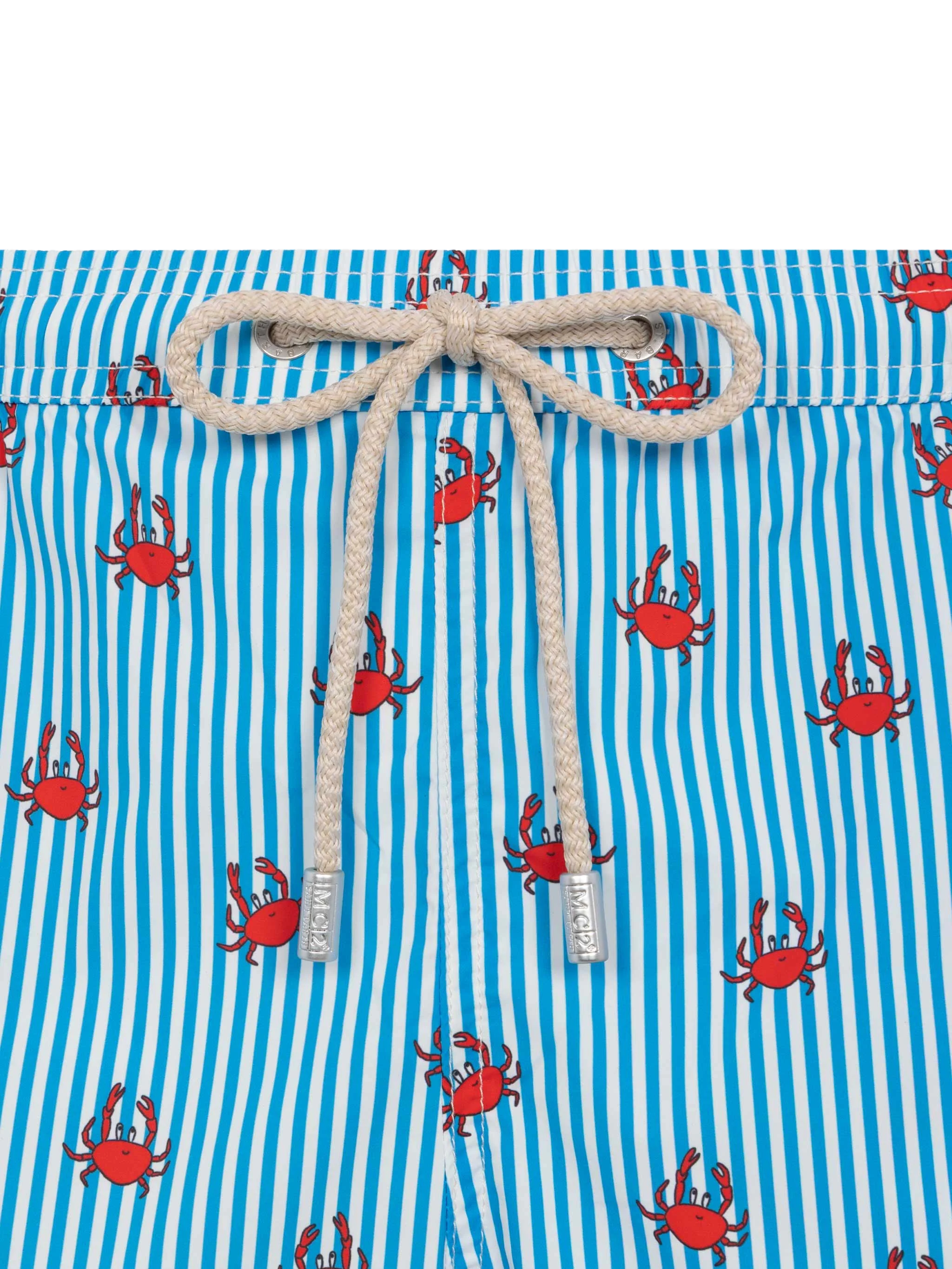 Comfort Light swim shorts with crabs print - Image 6