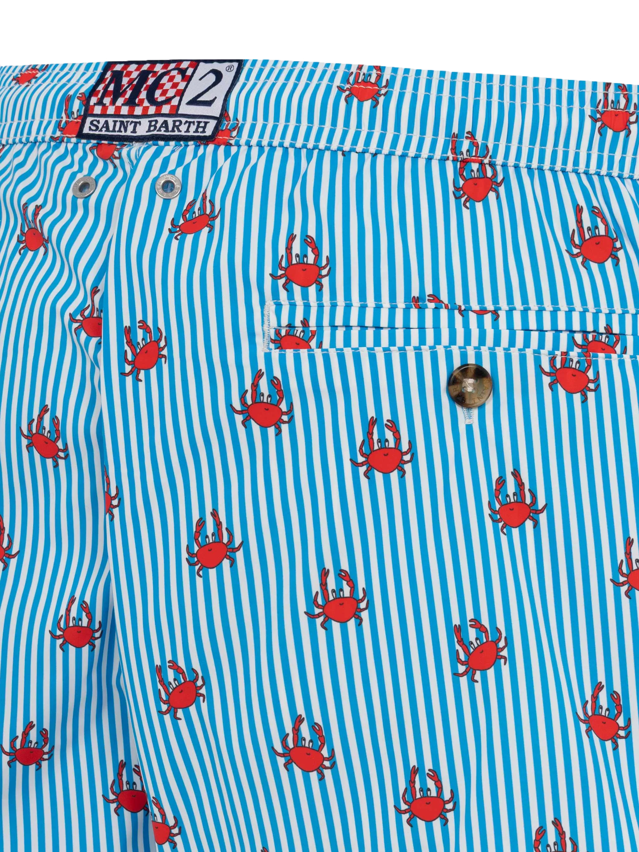 Comfort Light swim shorts with crabs print - Image 8