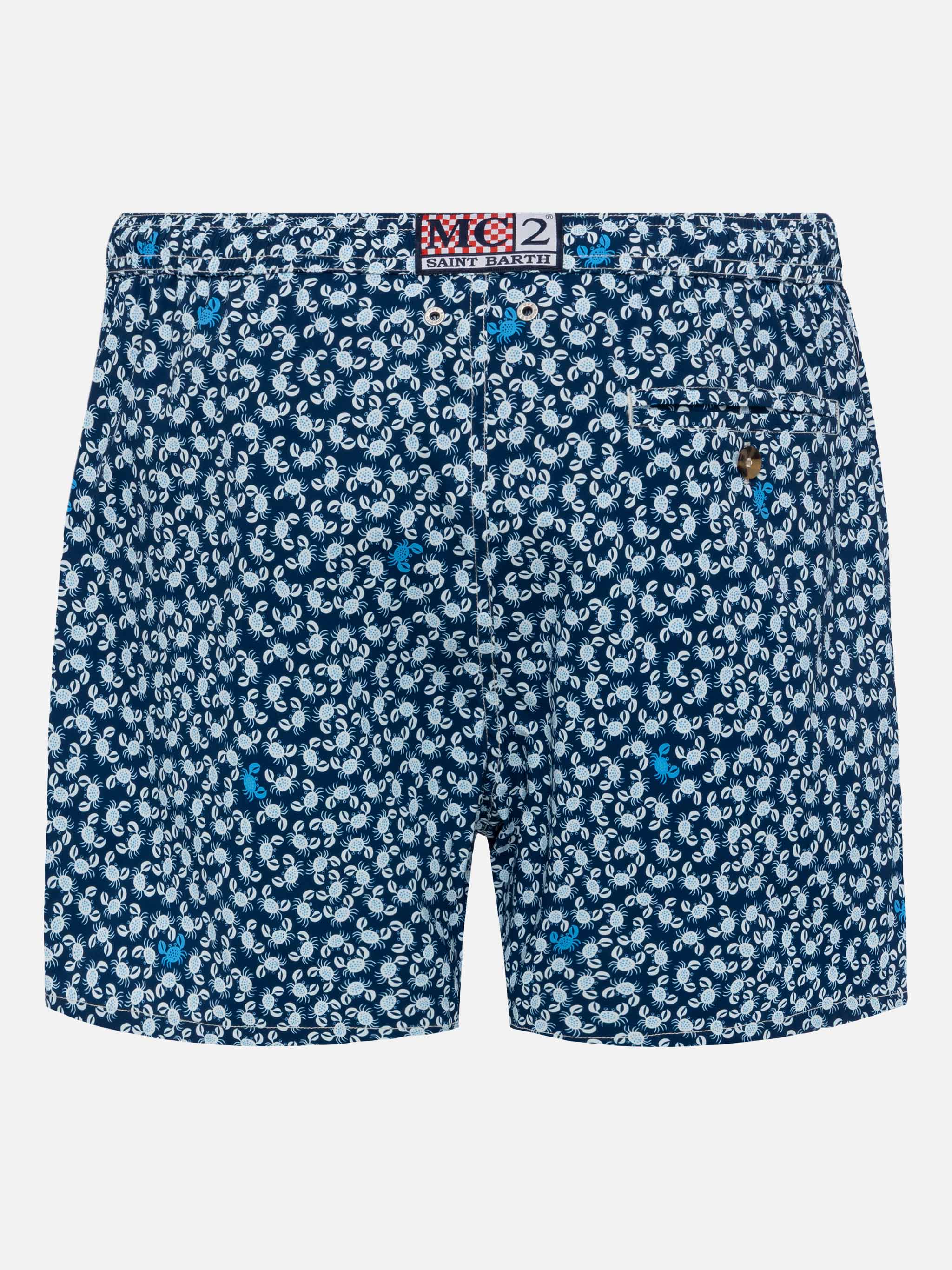 Comfort Light swim shorts with crabs print - Image 2