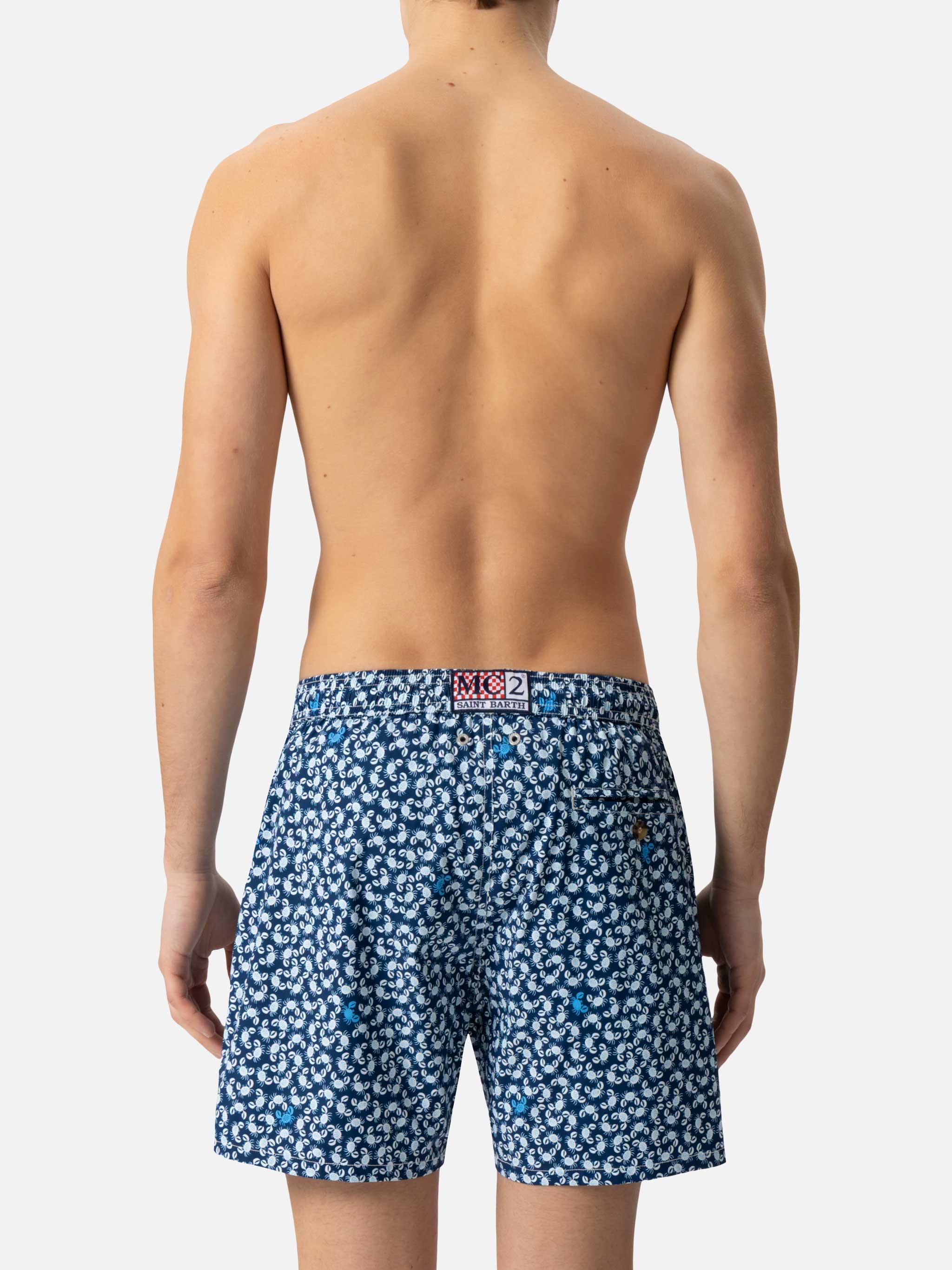 Comfort Light swim shorts with crabs print - Image 6