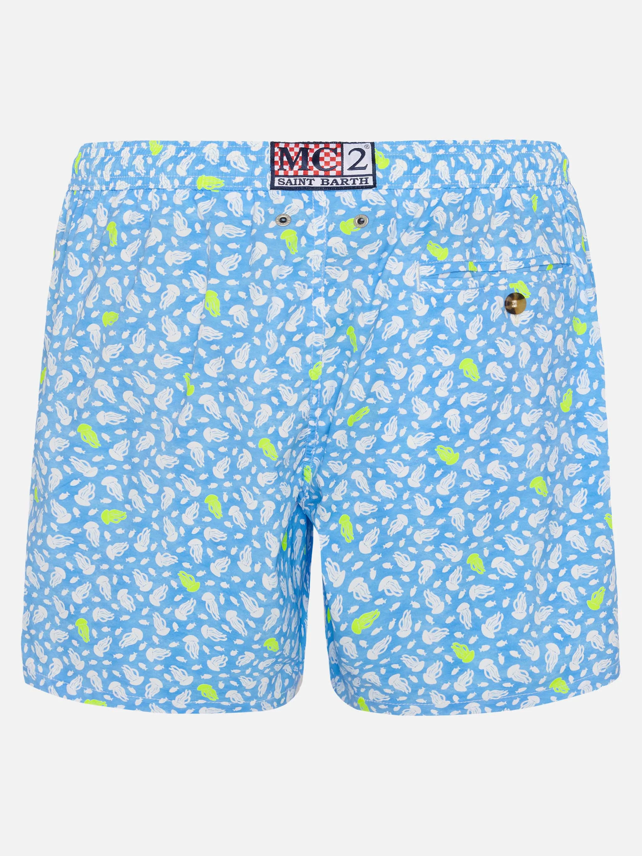 Comfort Light swim shorts with jelly fish print - Image 2