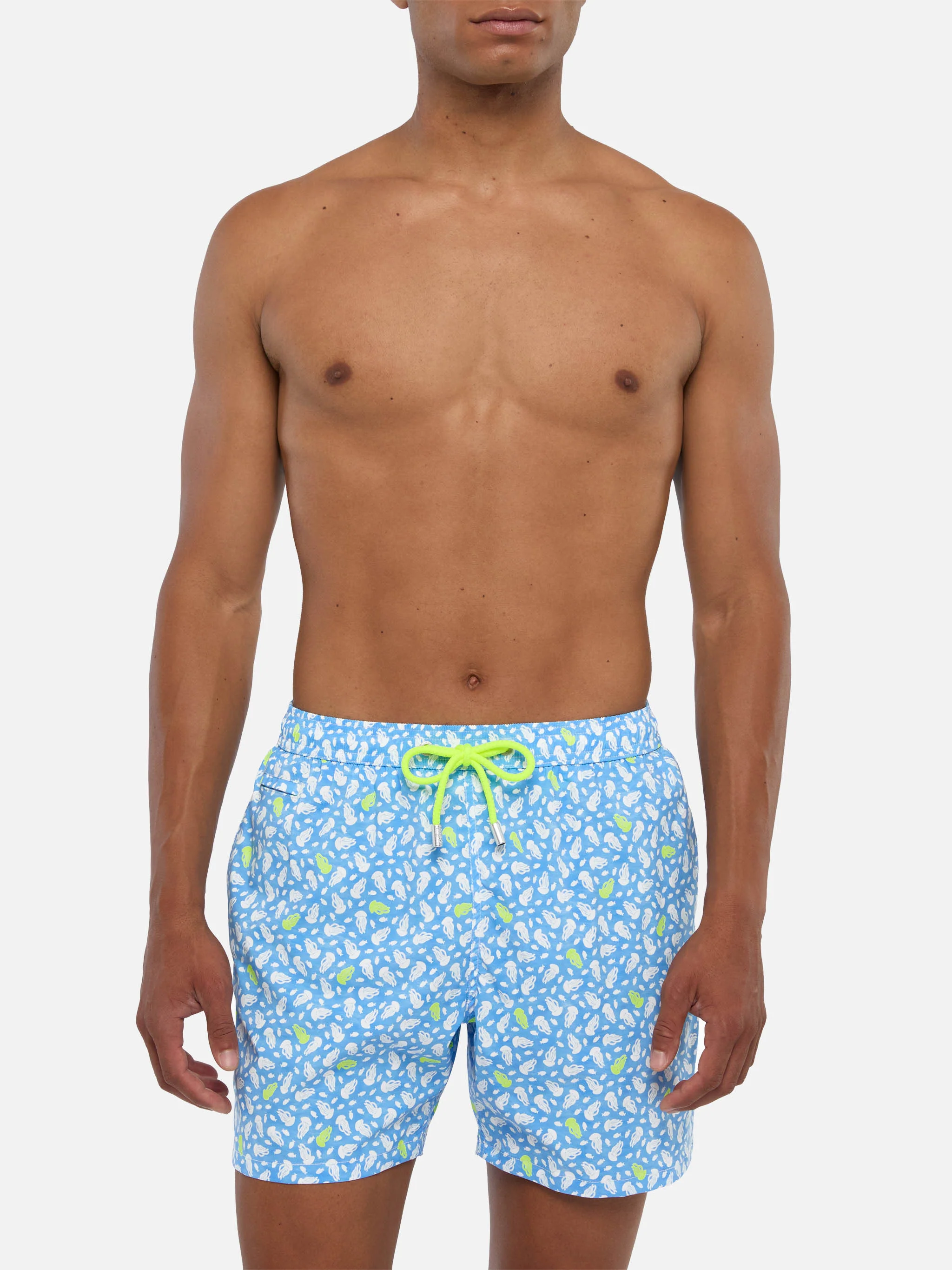 Comfort Light swim shorts with jelly fish print - Image 3
