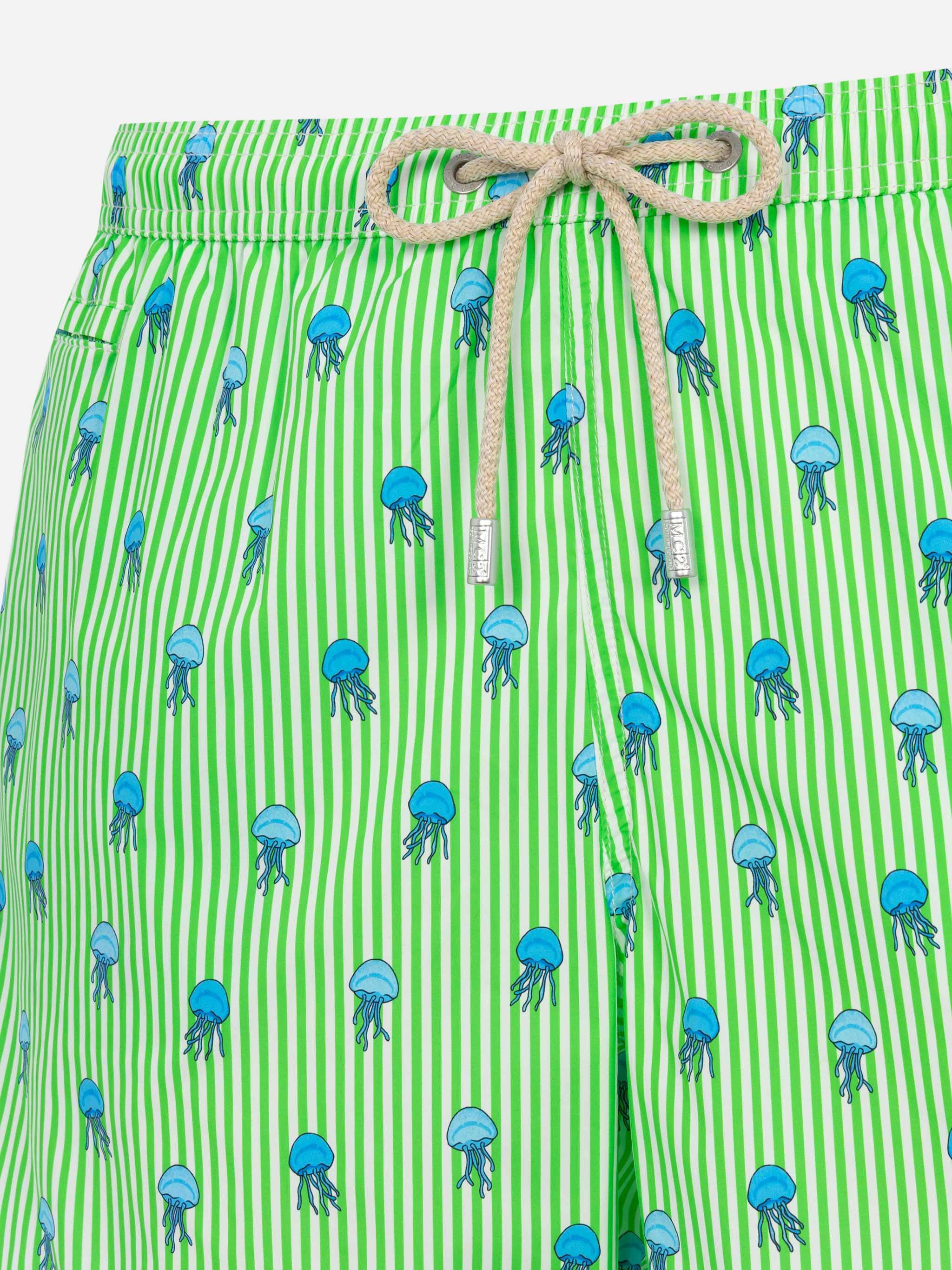 Comfort Light swim shorts with jelly fish print - Image 3