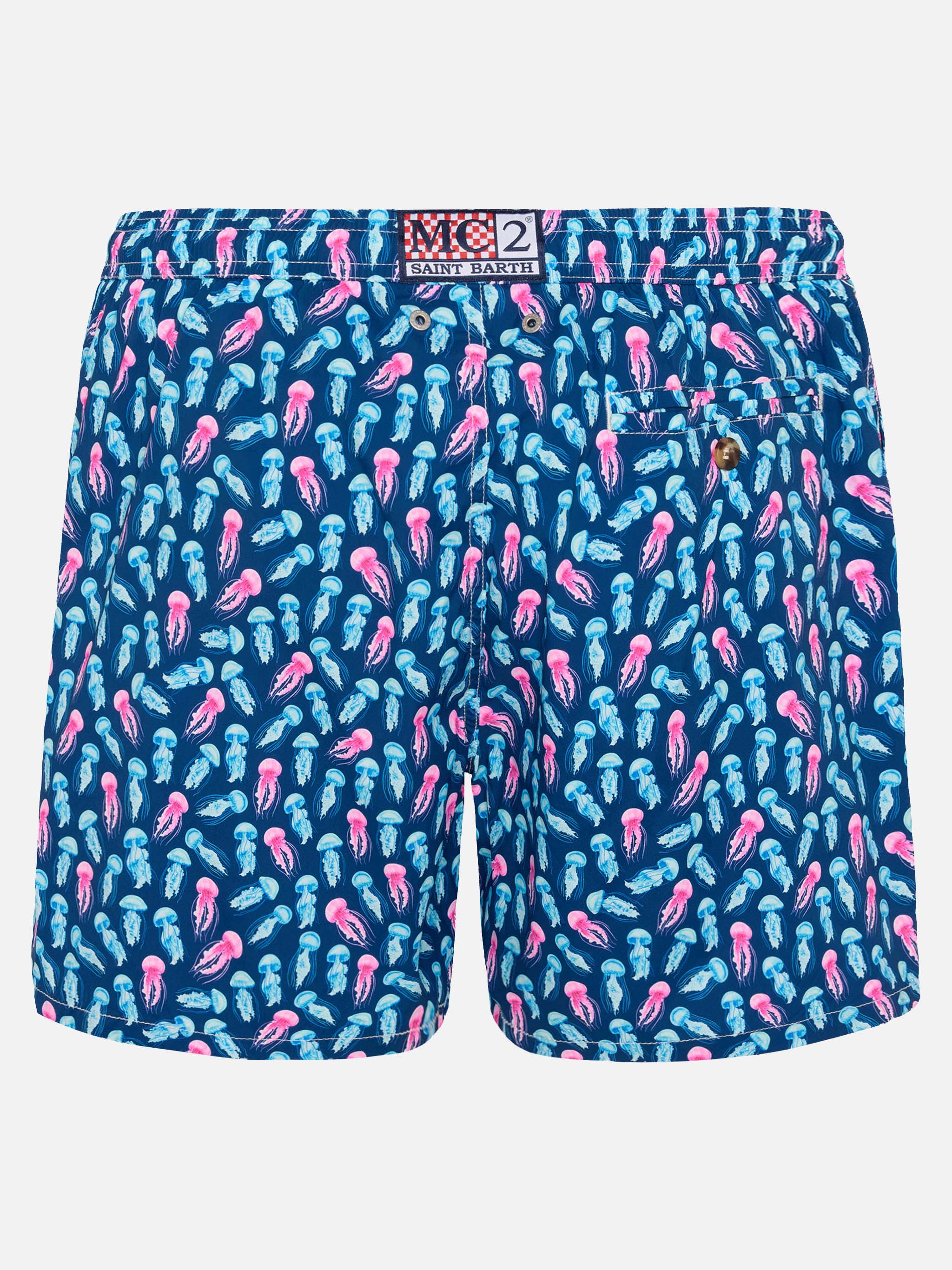 Comfort Light swim shorts with jellyfish print - Image 2
