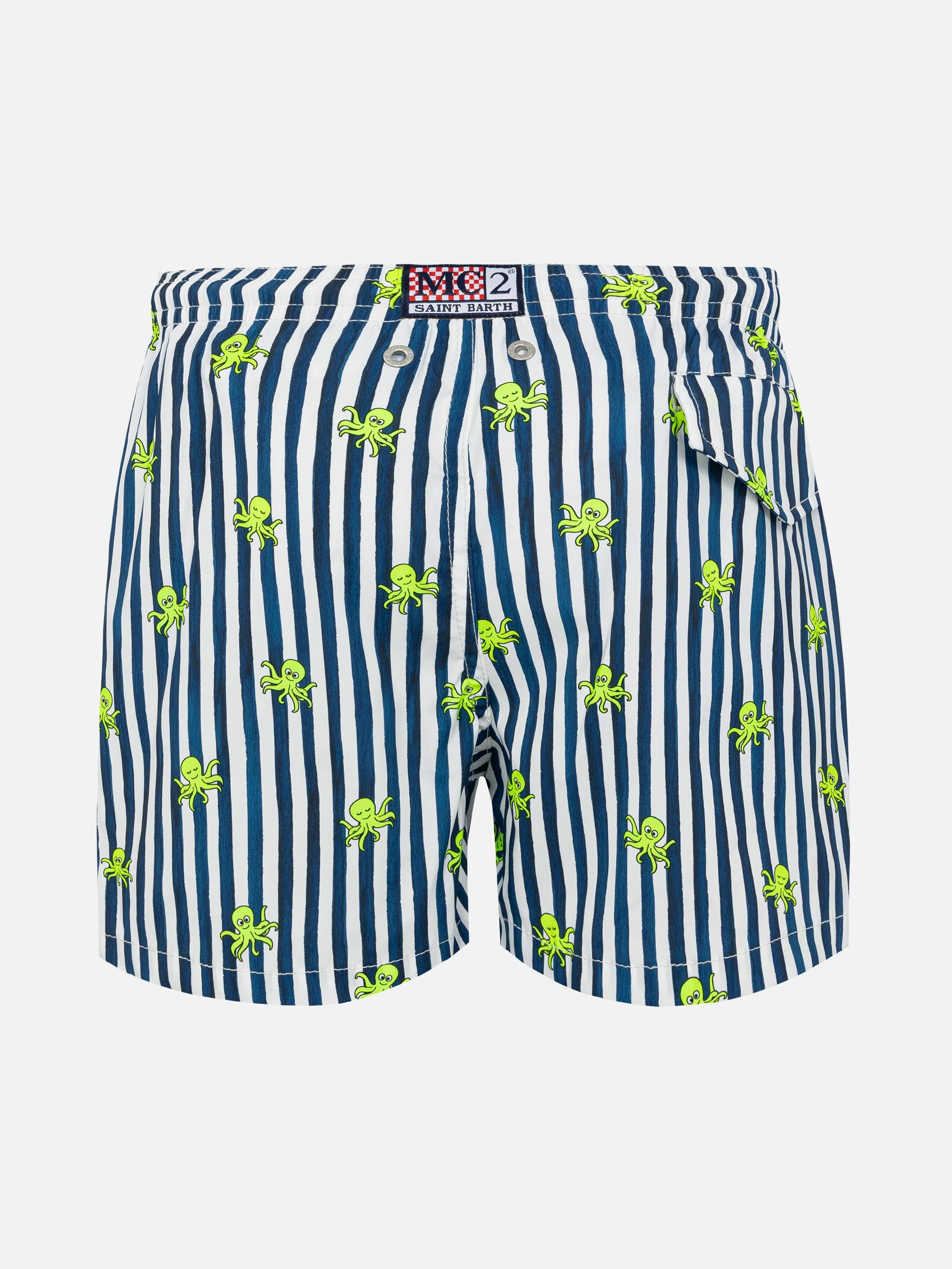 Comfort Light swim shorts with octopus print - Image 2