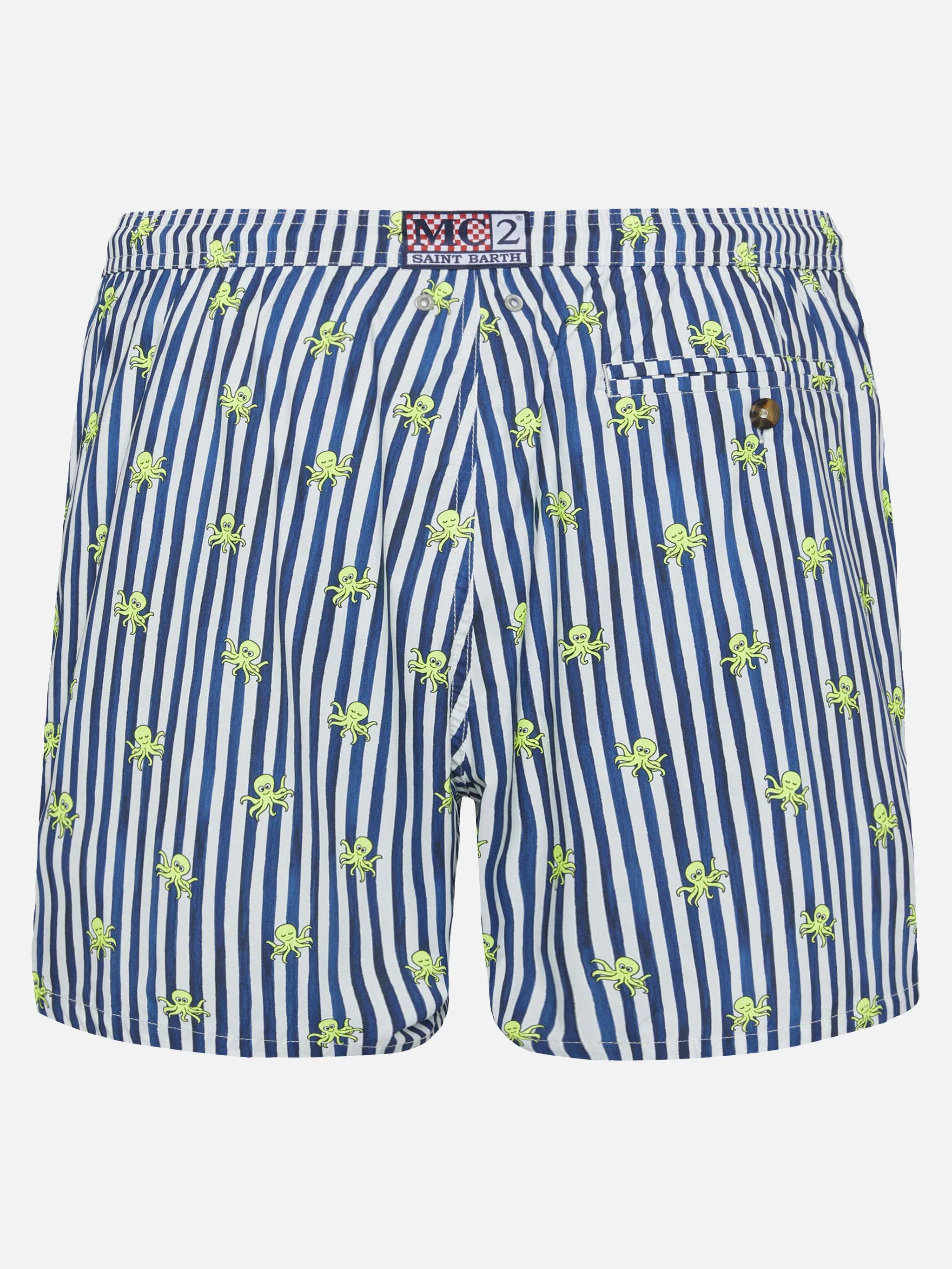 Comfort Light swim shorts with octopus print - Image 2
