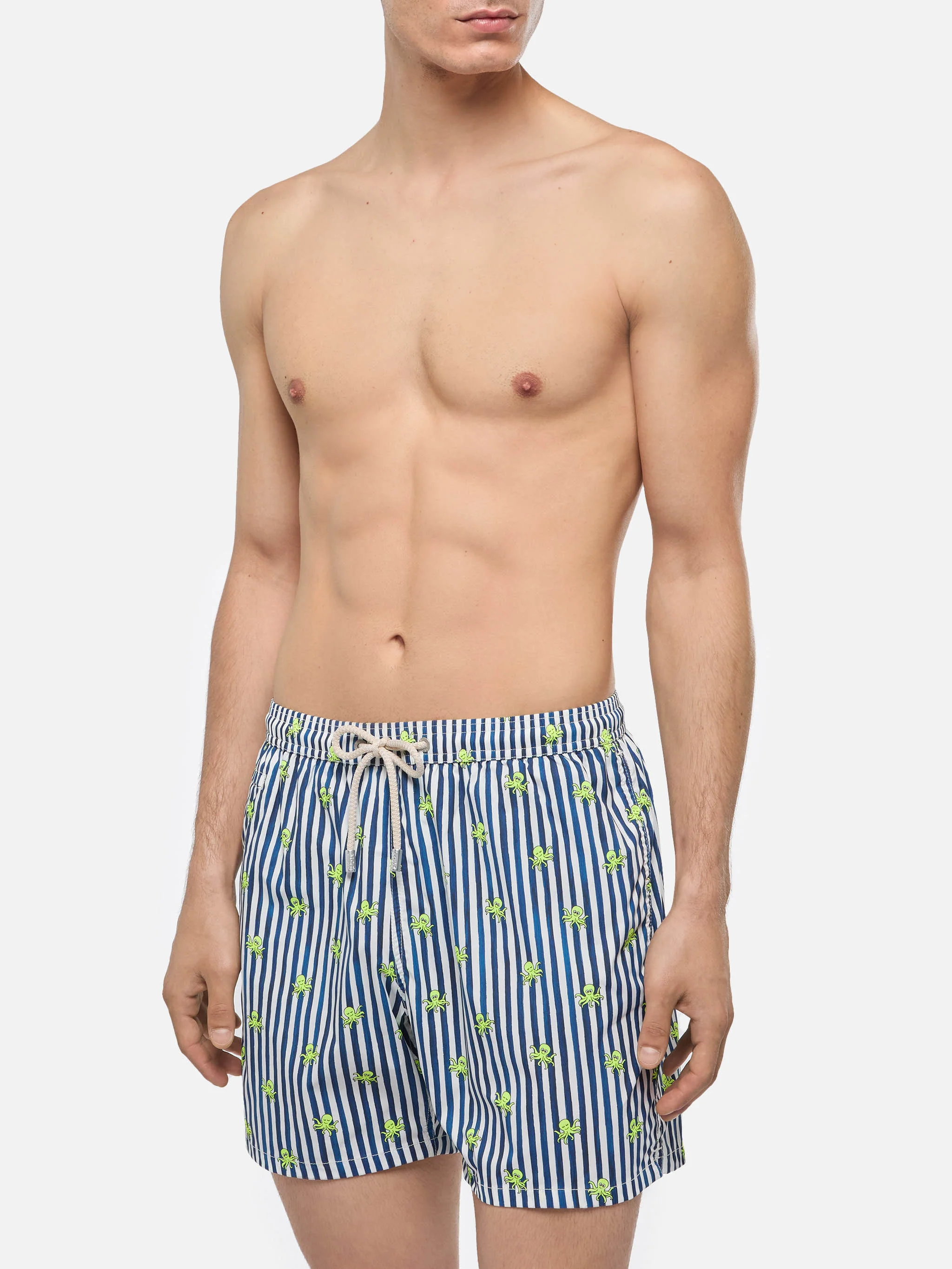 Comfort Light swim shorts with octopus print - Image 3