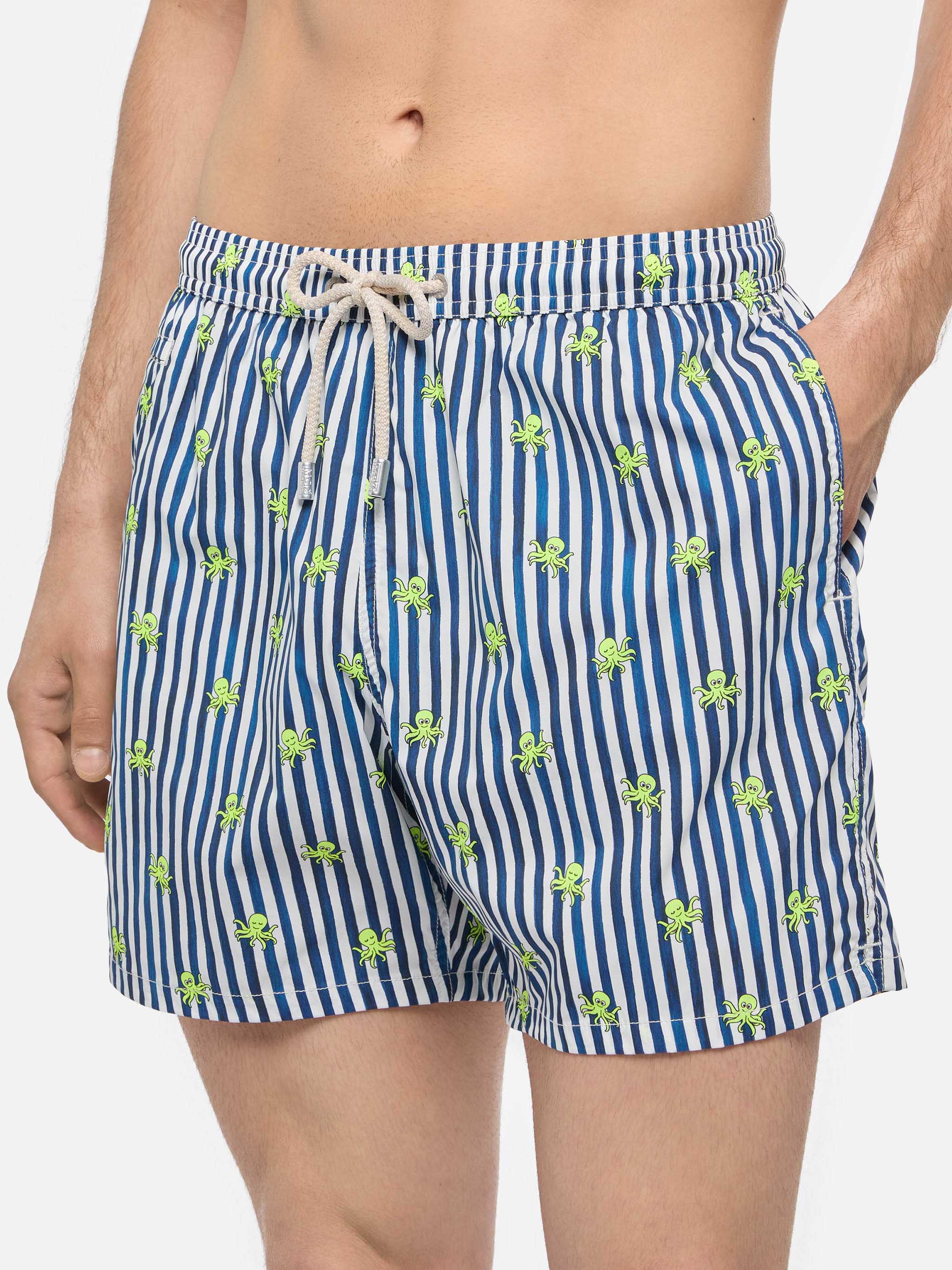 Comfort Light swim shorts with octopus print - Image 4