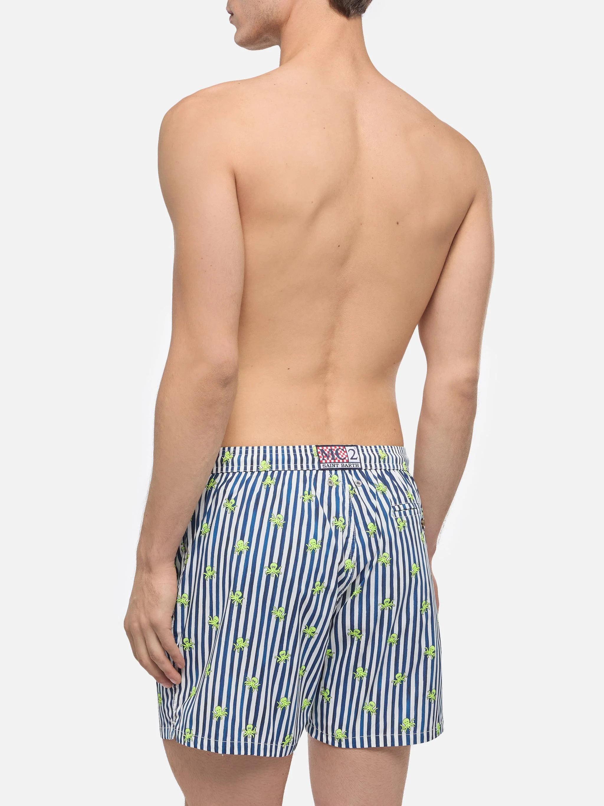 Comfort Light swim shorts with octopus print - Image 5