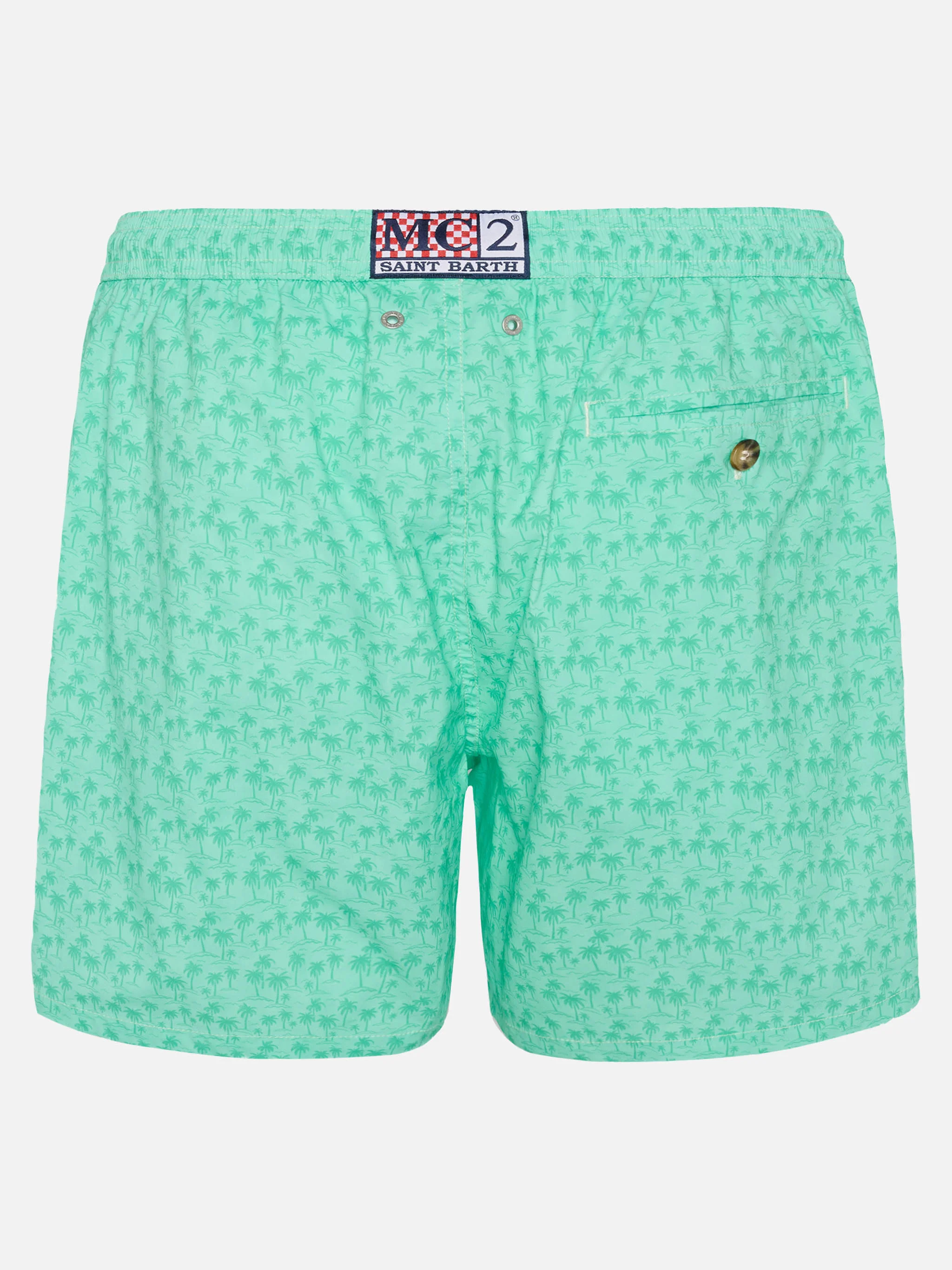 Comfort Light swim shorts with palms print - Image 2