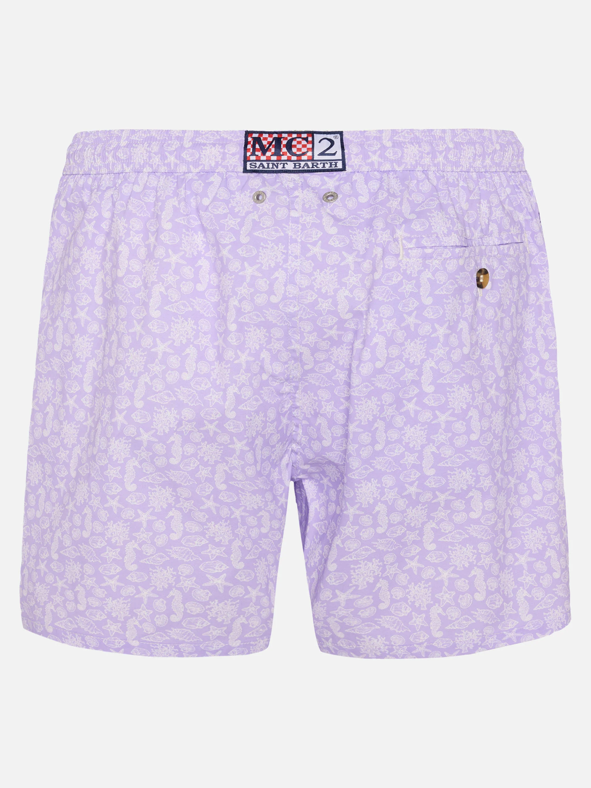 Comfort Light swim shorts with sea animals print - Image 2