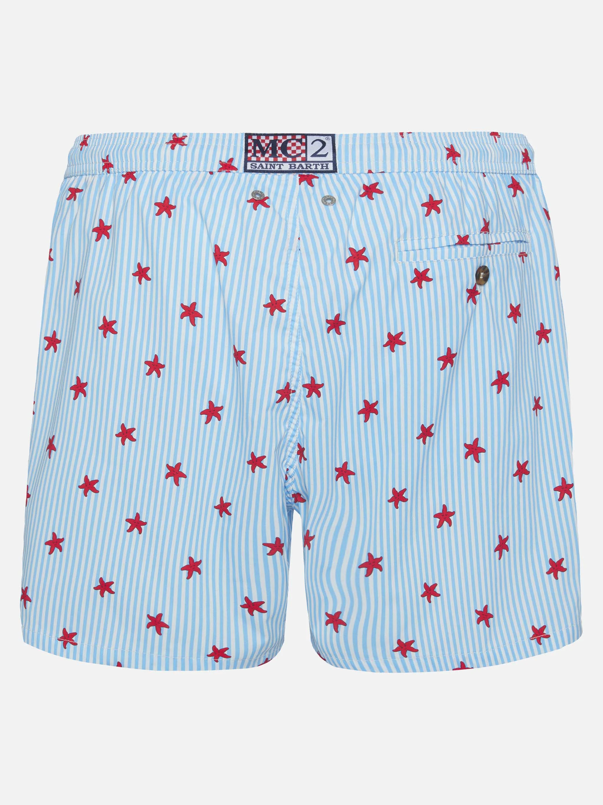 Comfort Light swim shorts with starfish print - Image 2