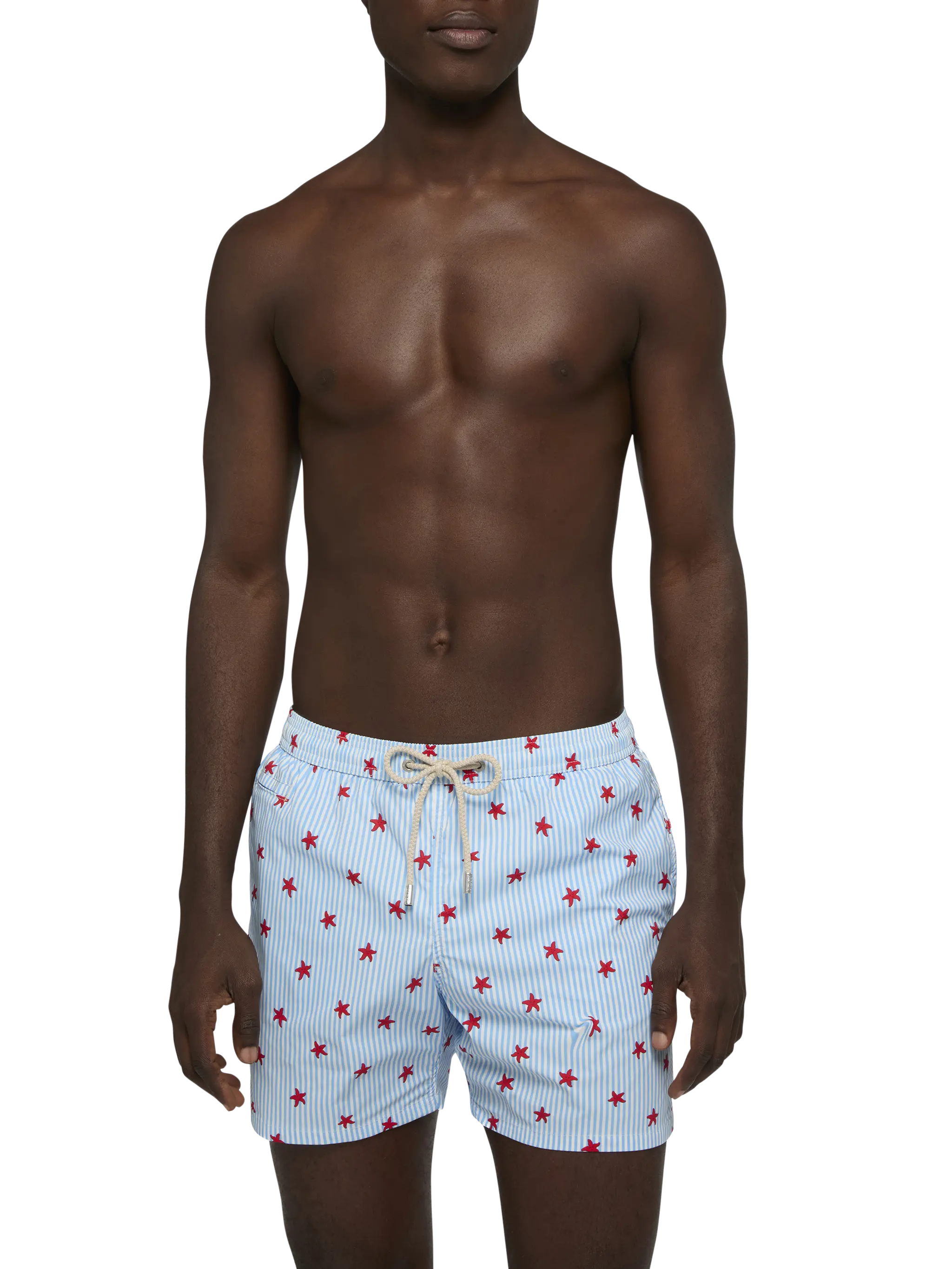 Comfort Light swim shorts with starfish print - Image 3