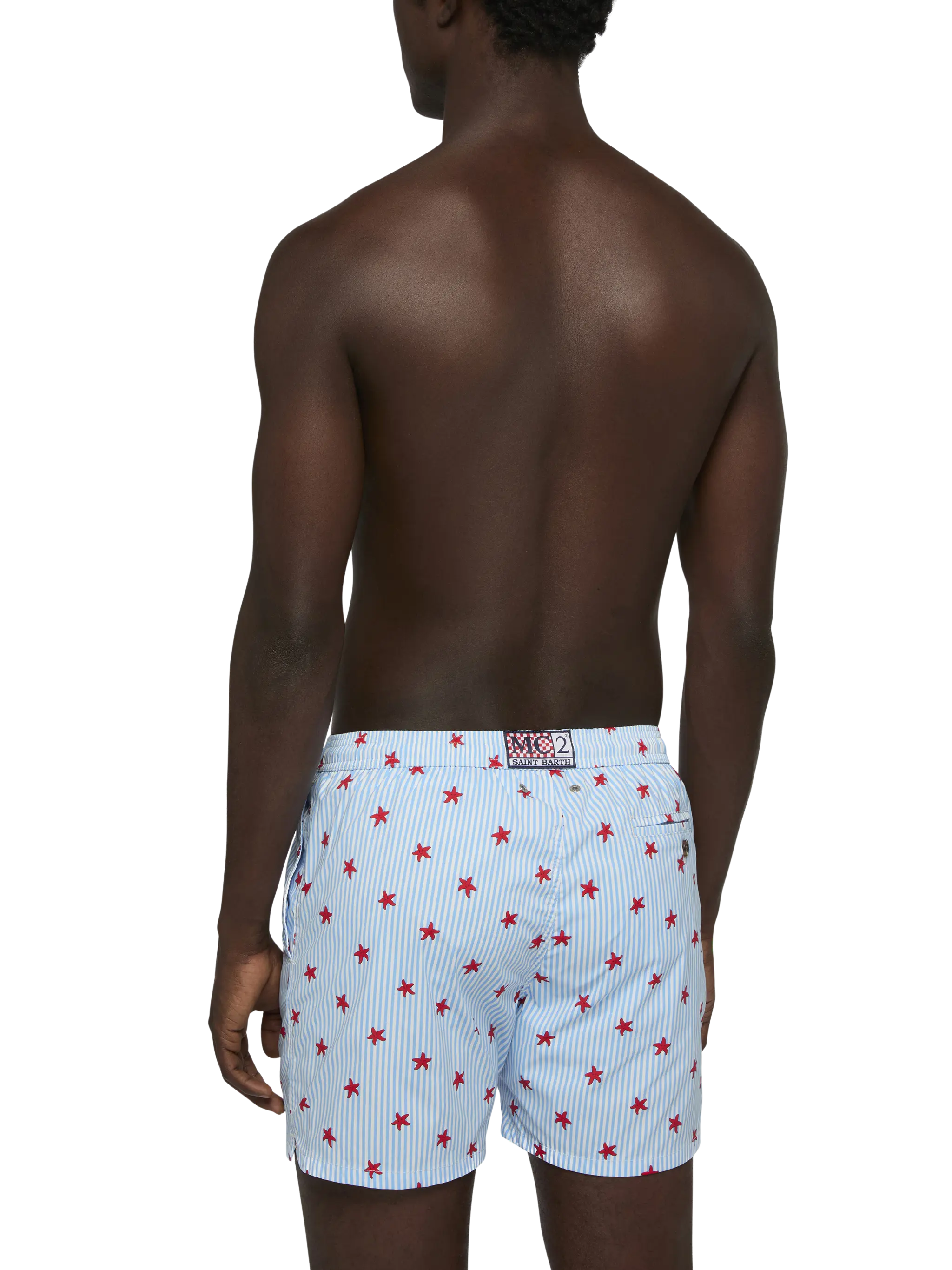 Comfort Light swim shorts with starfish print - Image 5