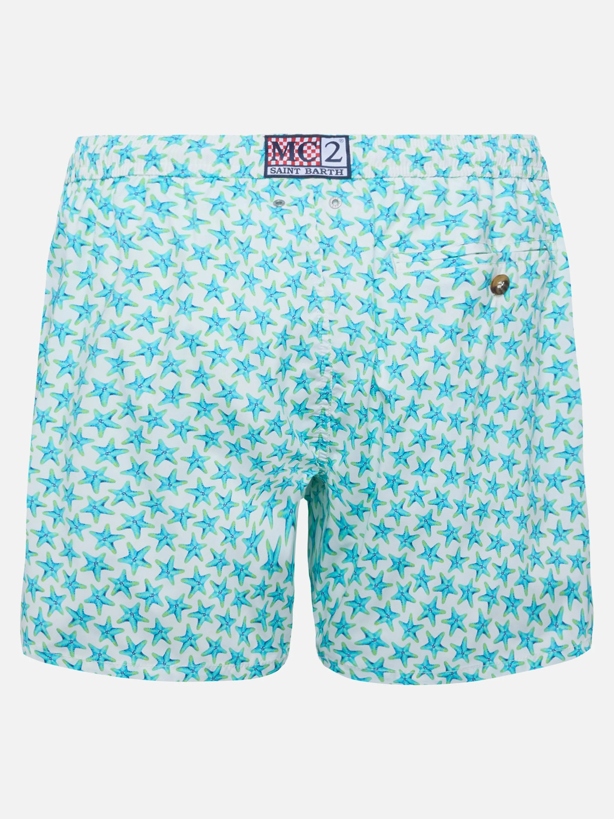 Comfort Light swim shorts with starfish print - Image 2