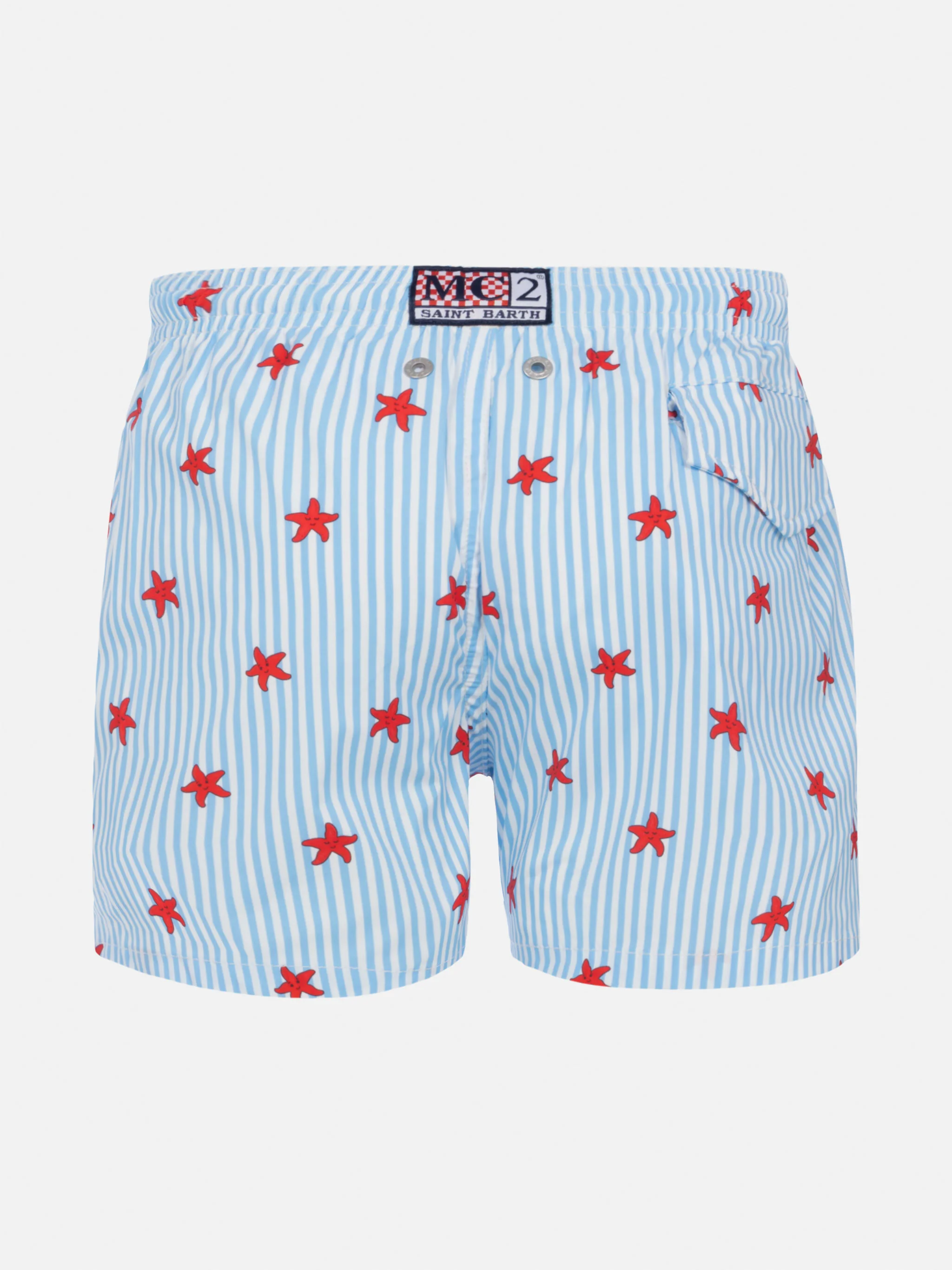 Comfort Light swim shorts with starfish print - Image 2