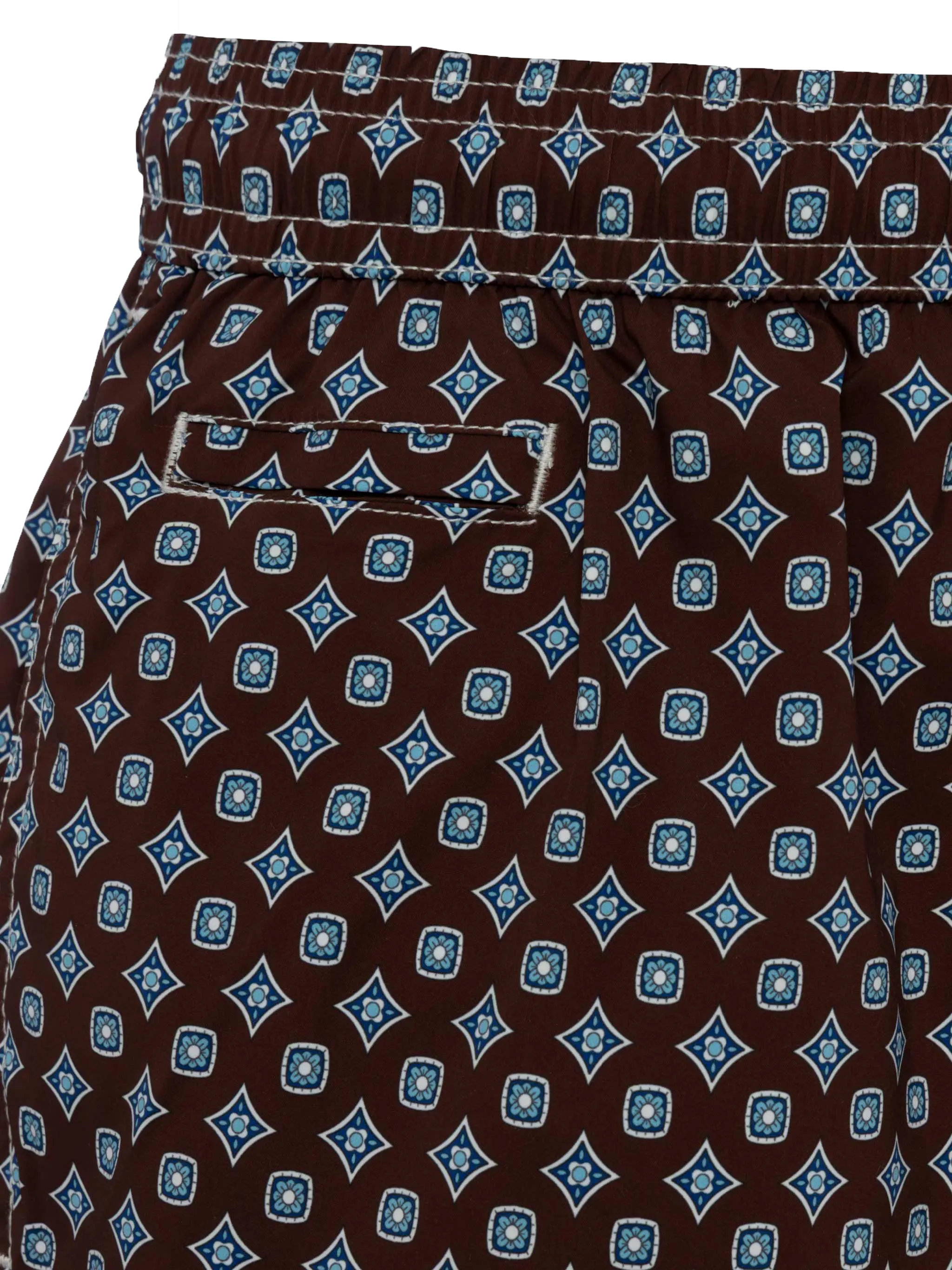 Comfort Light swim shorts with tie print - Image 4