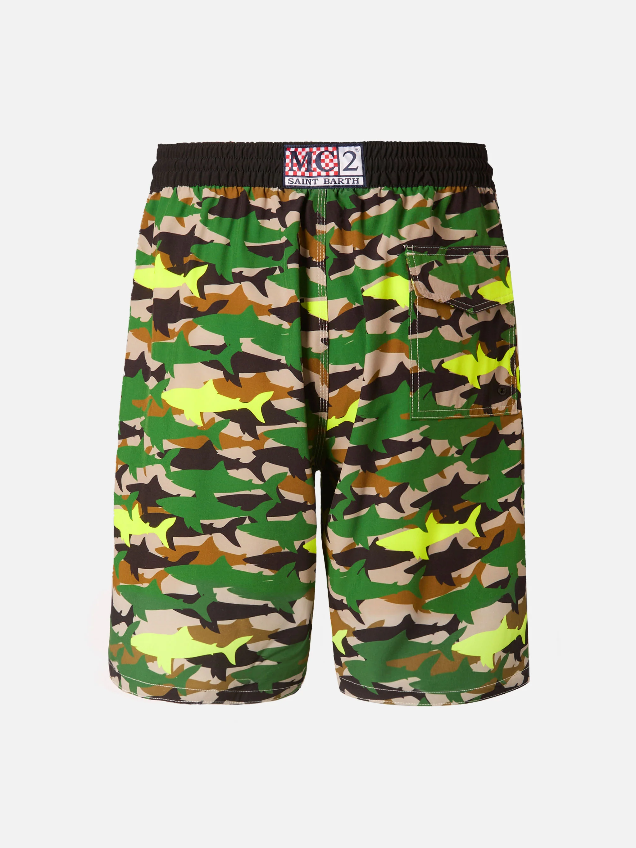 Comfort Surf swim shorts with camouflage print - Image 2