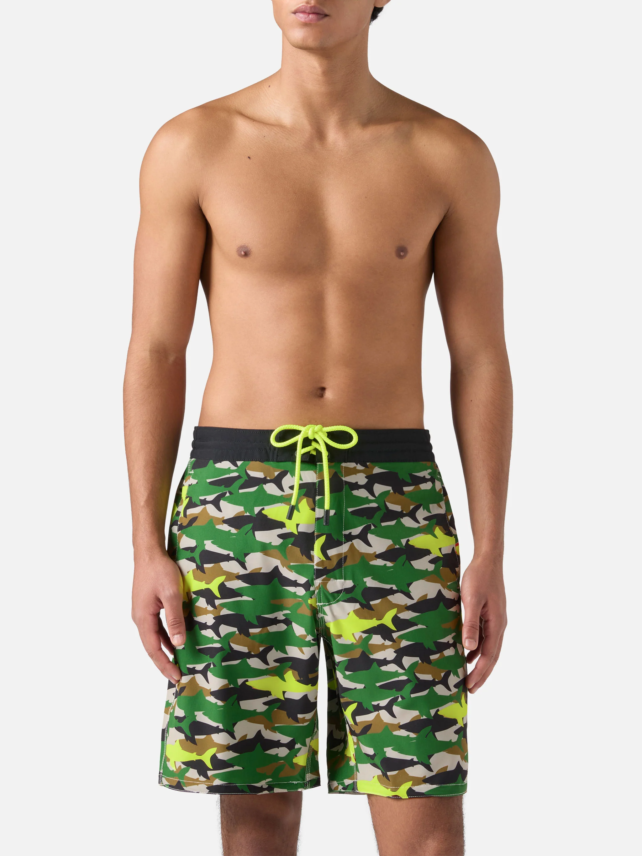 Comfort Surf swim shorts with camouflage print - Image 3