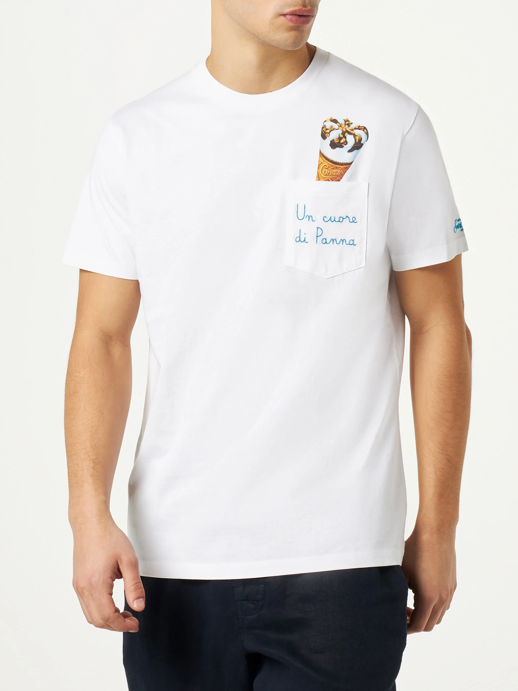 Cornetto cotton t-shirt with embroidery | Algida® Special Edition - Image 3