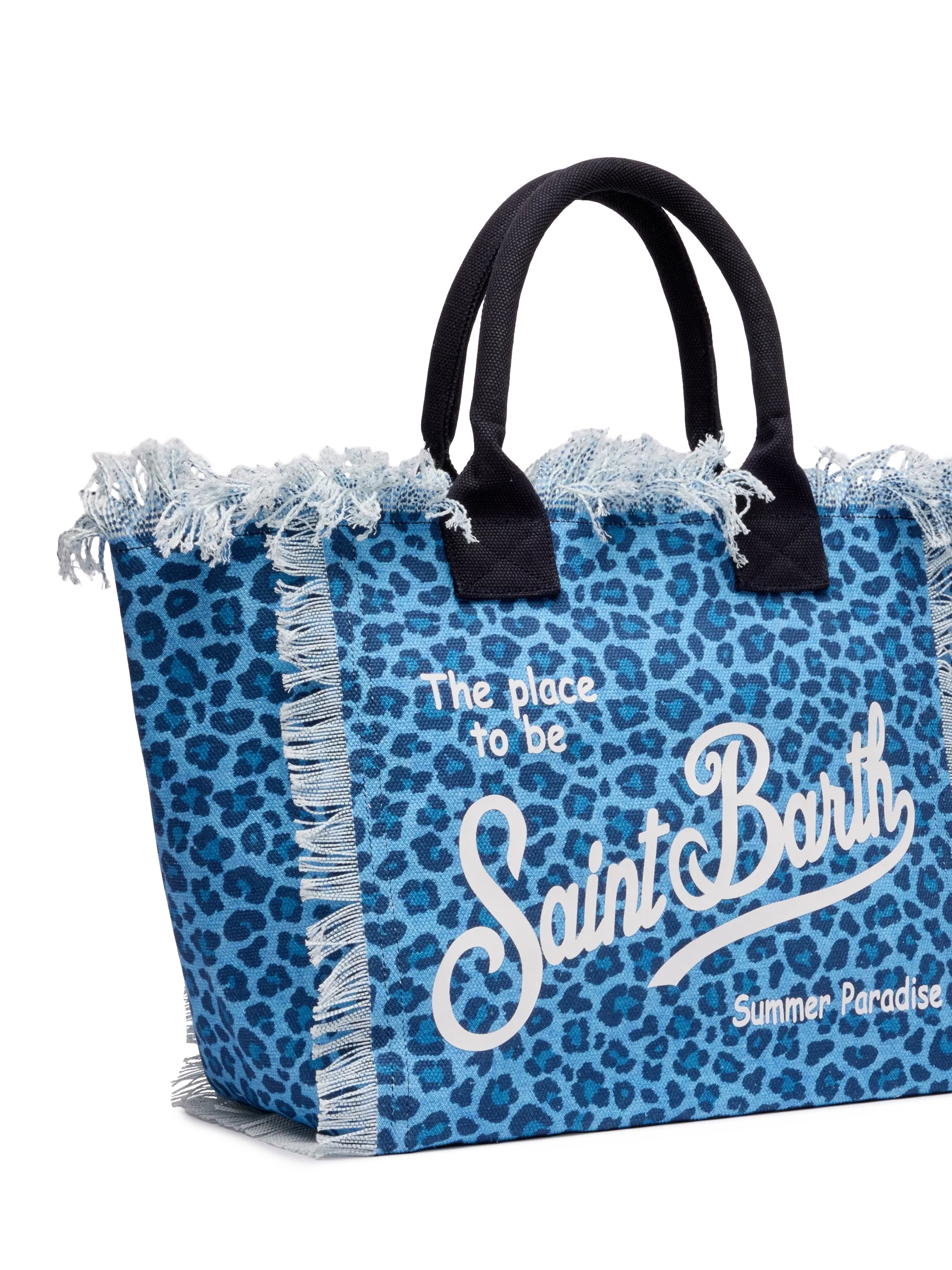 Cotton canvas Vanity tote bag with animalier print - Image 3