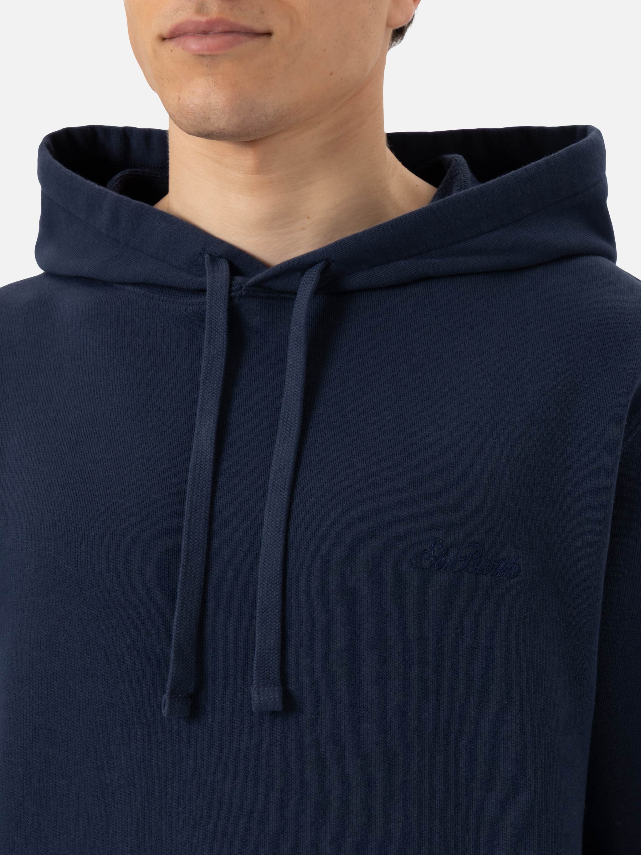 Manhattan hooded sweatshirt with logo embroidery - Image 3