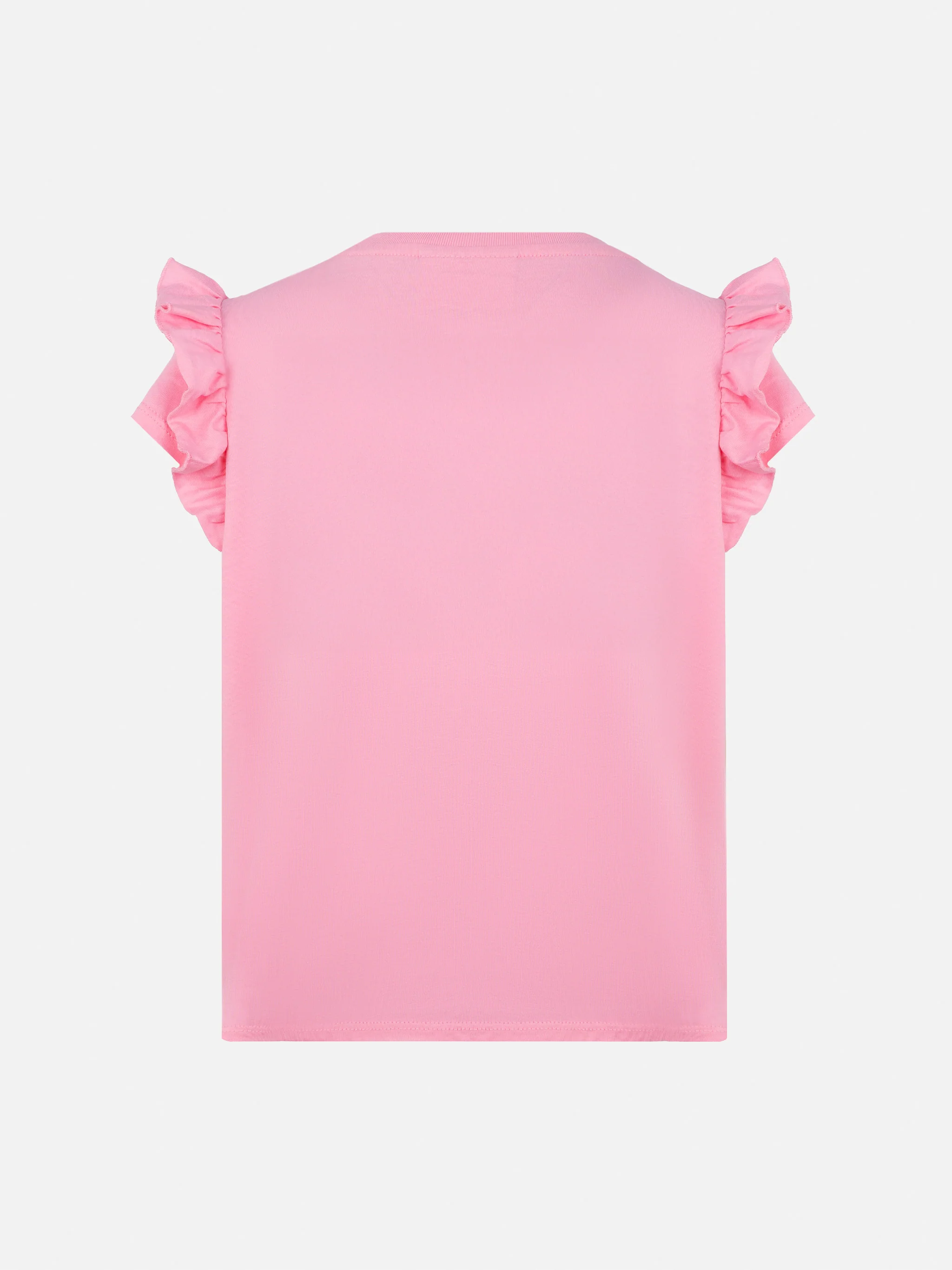 Cotton t-shirt Baby with flounce and Bella e Monella embroidery - Image 2
