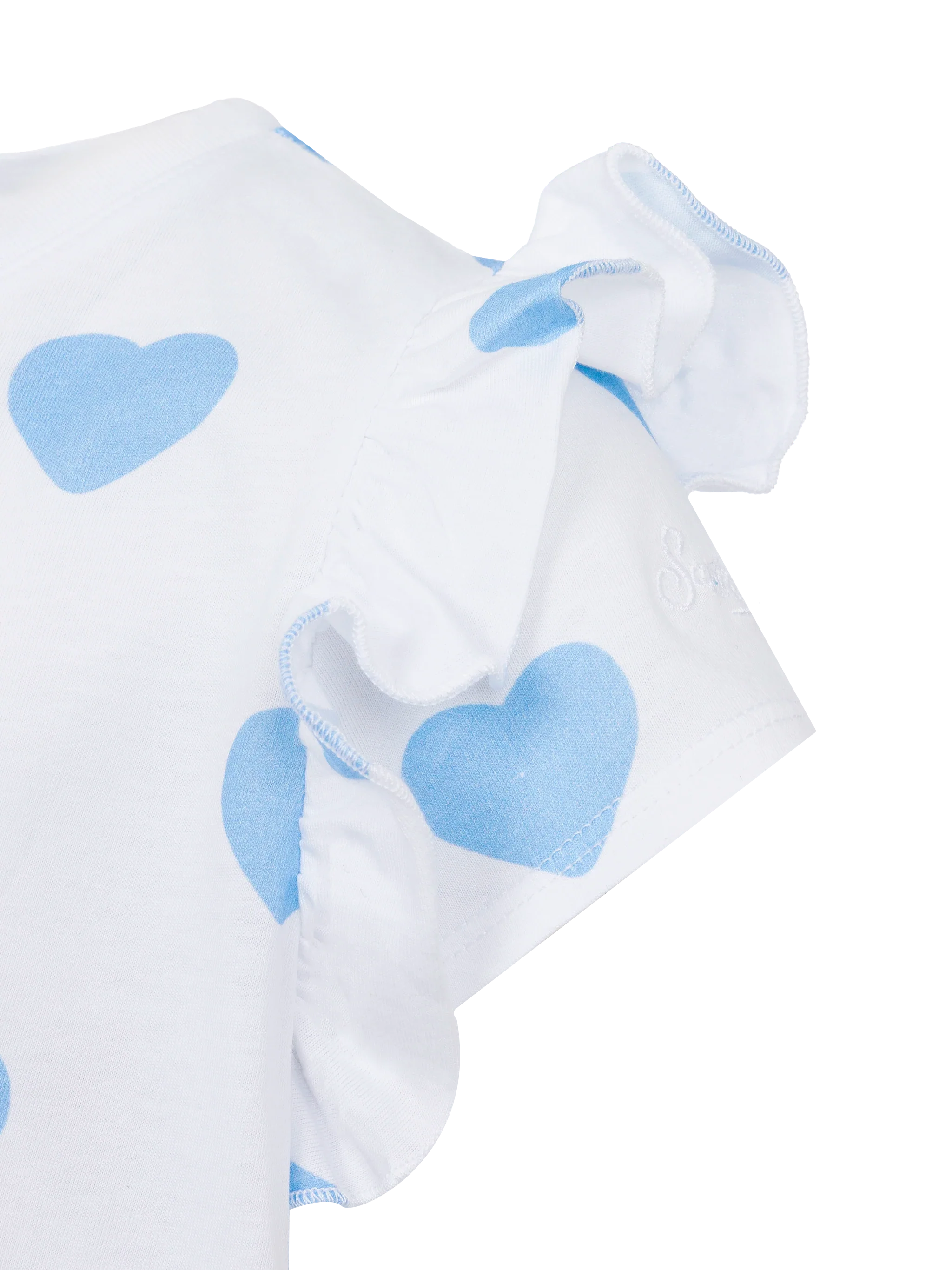 Cotton t-shirt Baby with flounce and Daddy's girl embroidery - Image 3