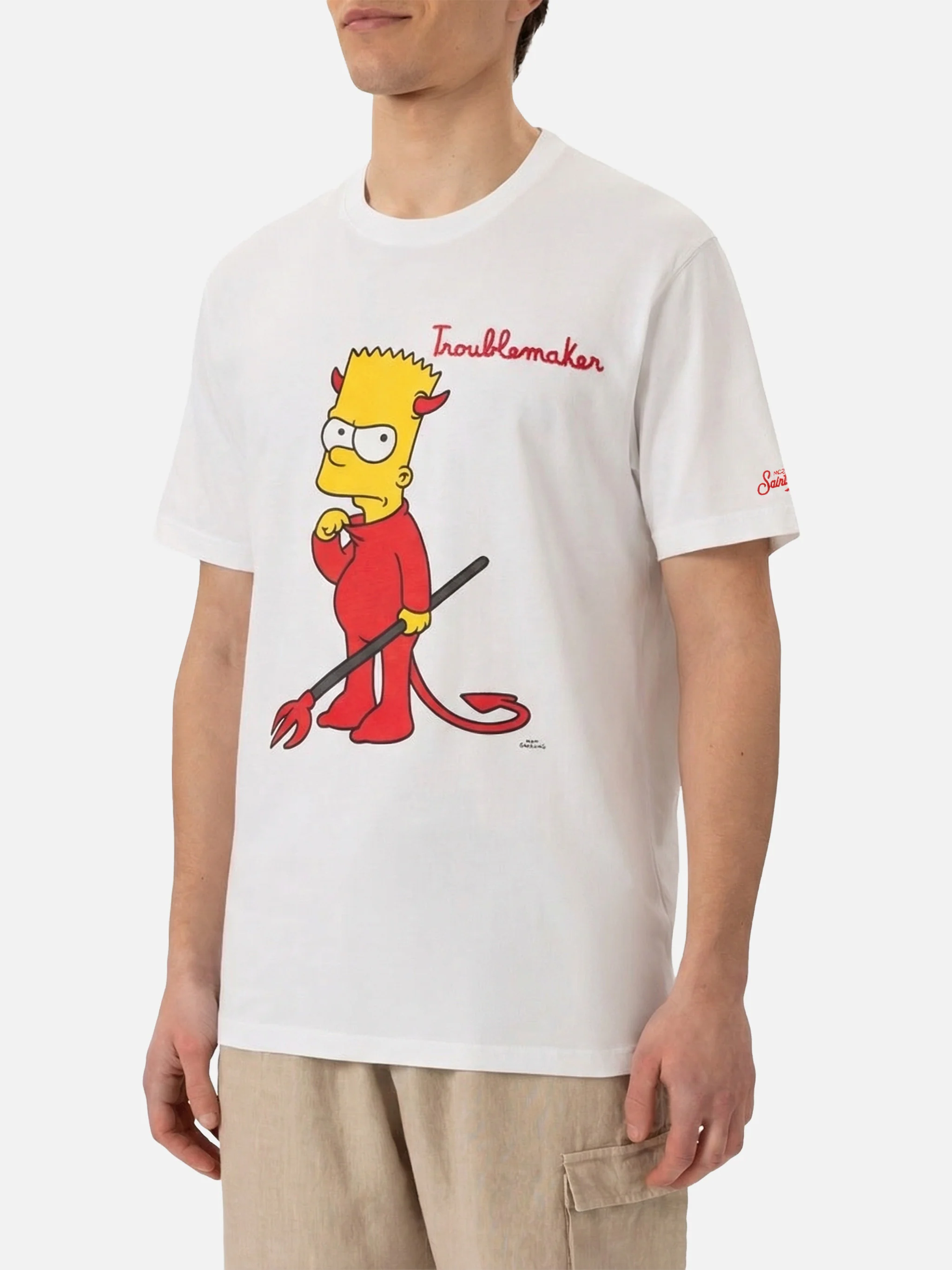 Cotton t-shirt with Bart Simpson print | THE SIMPSON SPECIAL EDITION - Image 2