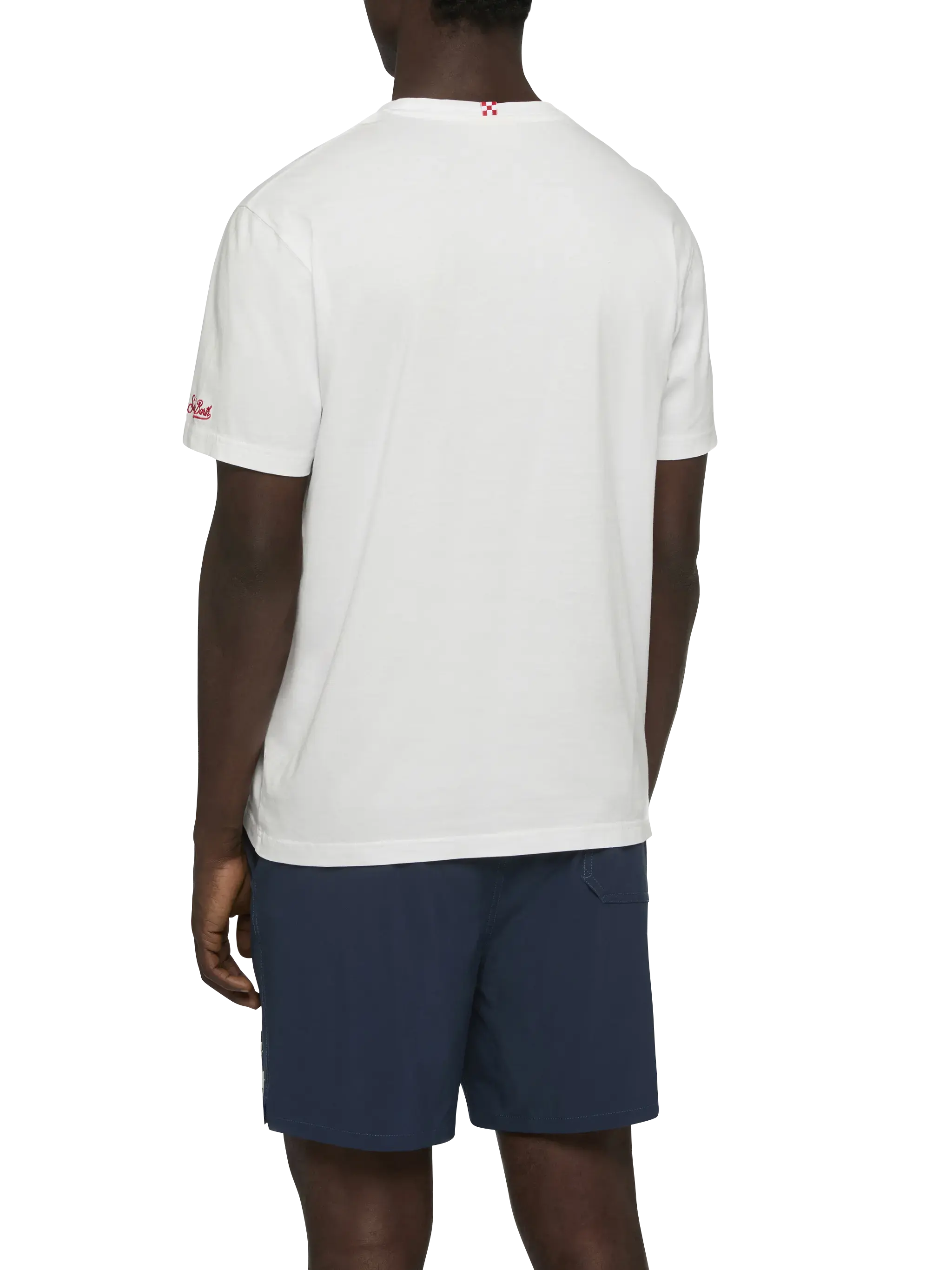 T-shirt with Bischeri non si pole embroidery | Special Edition - Image 4