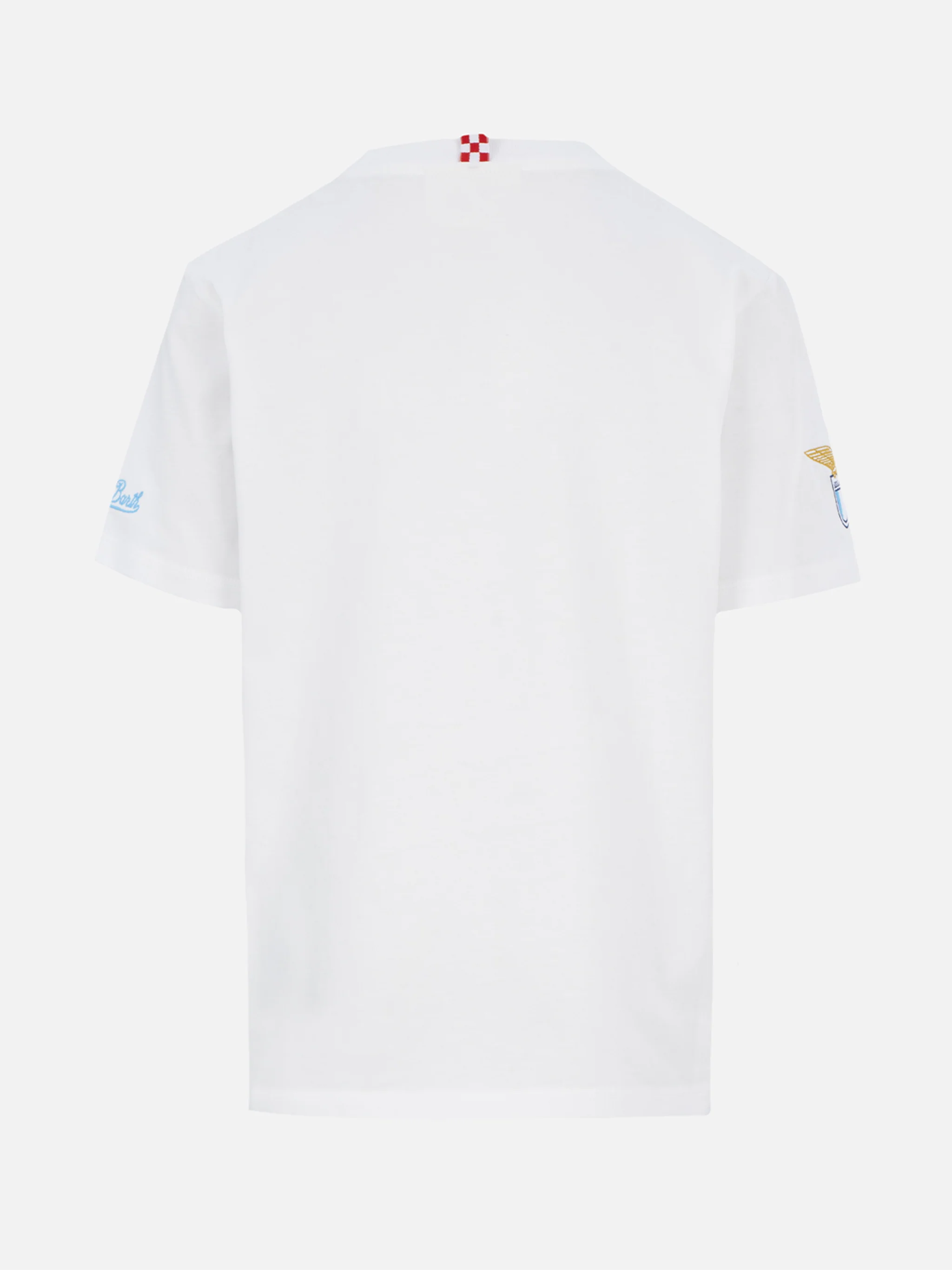 Cotton t-shirt with Di Padre in Figlio embroidery | SS LAZIO SPECIAL EDITION - Image 3