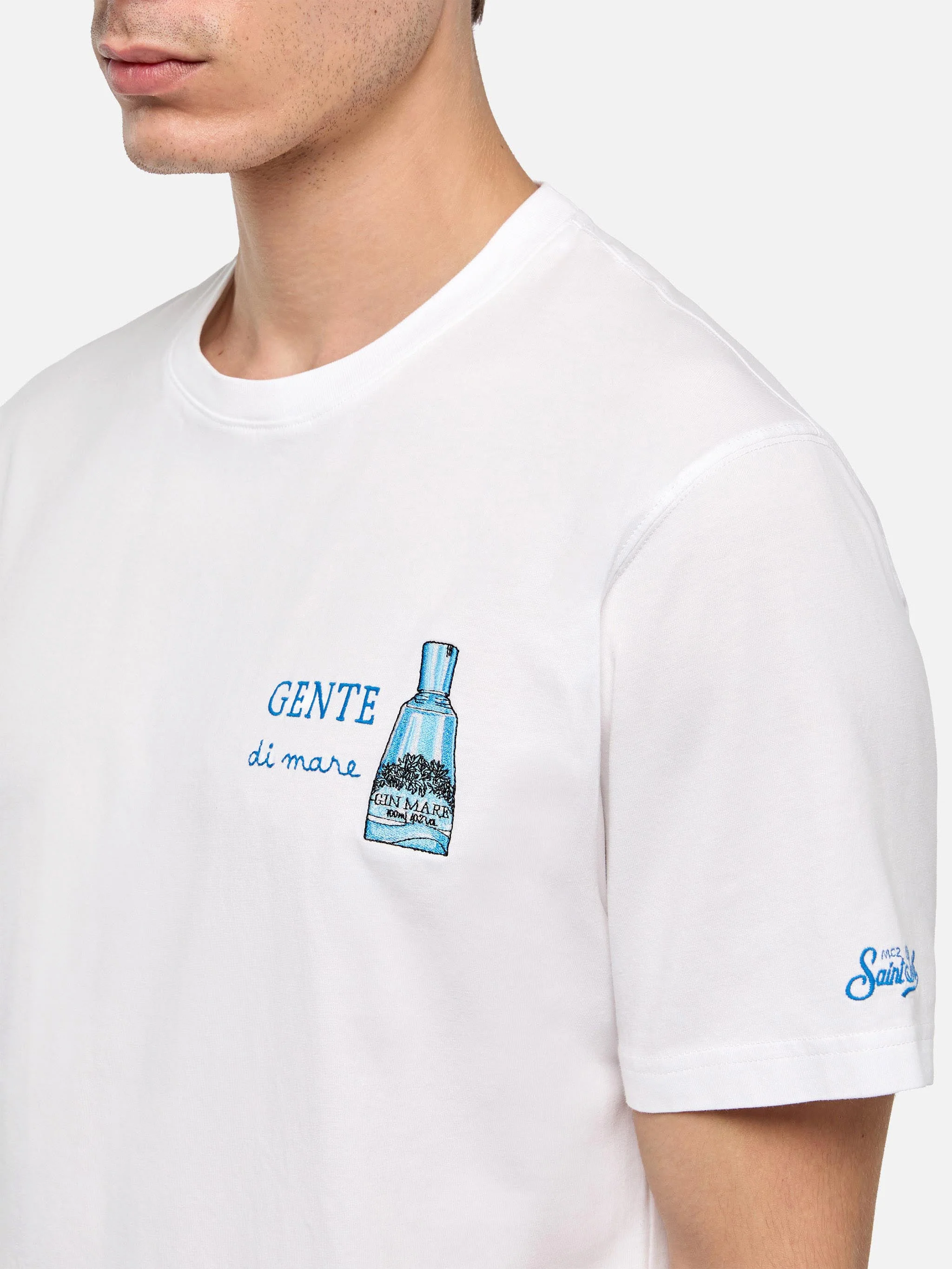 T-shirt with Gente di Mare print and embroidery | Special Edition - Image 2
