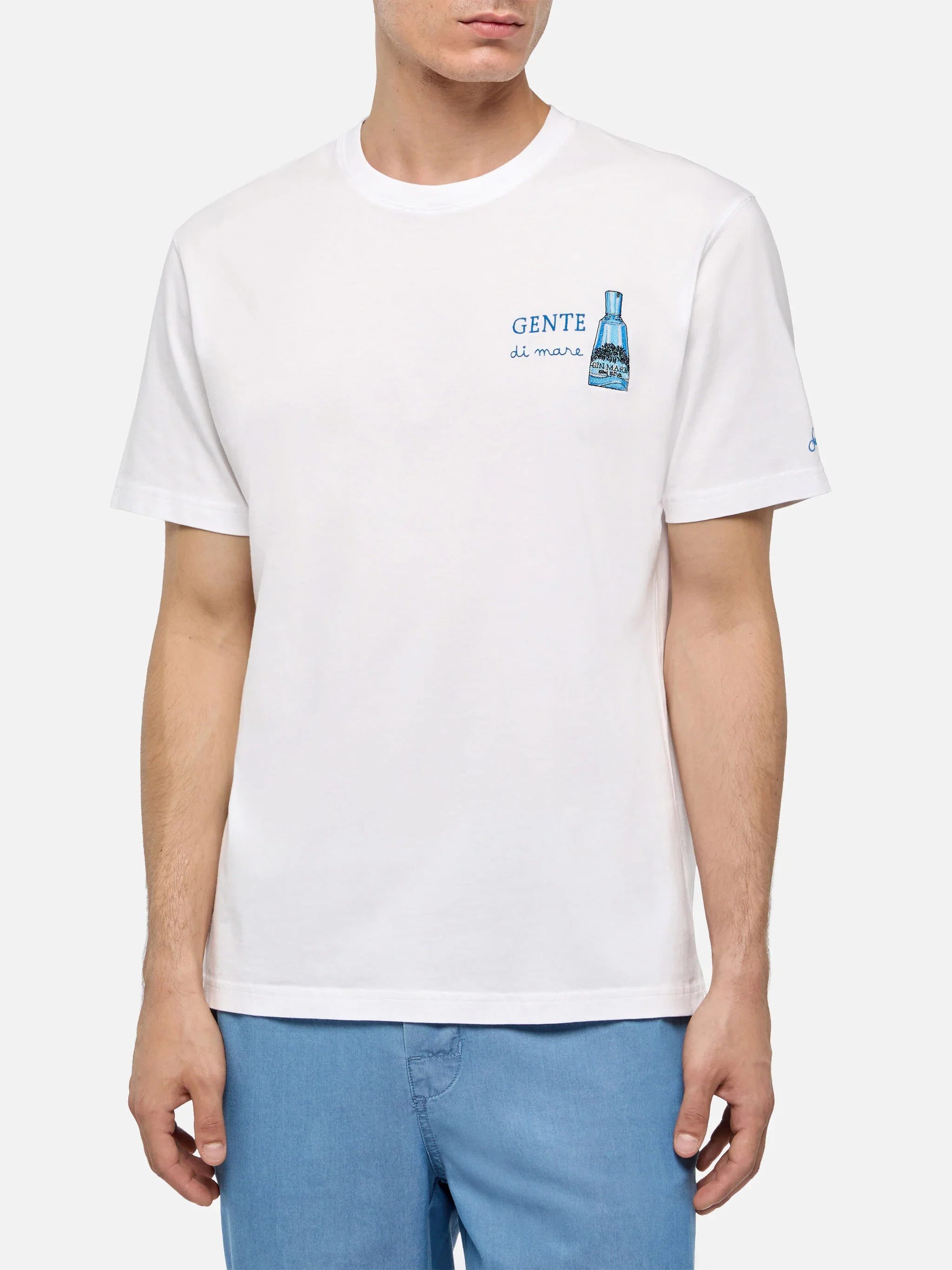 T-shirt with Gente di Mare print and embroidery | Special Edition - Image 3