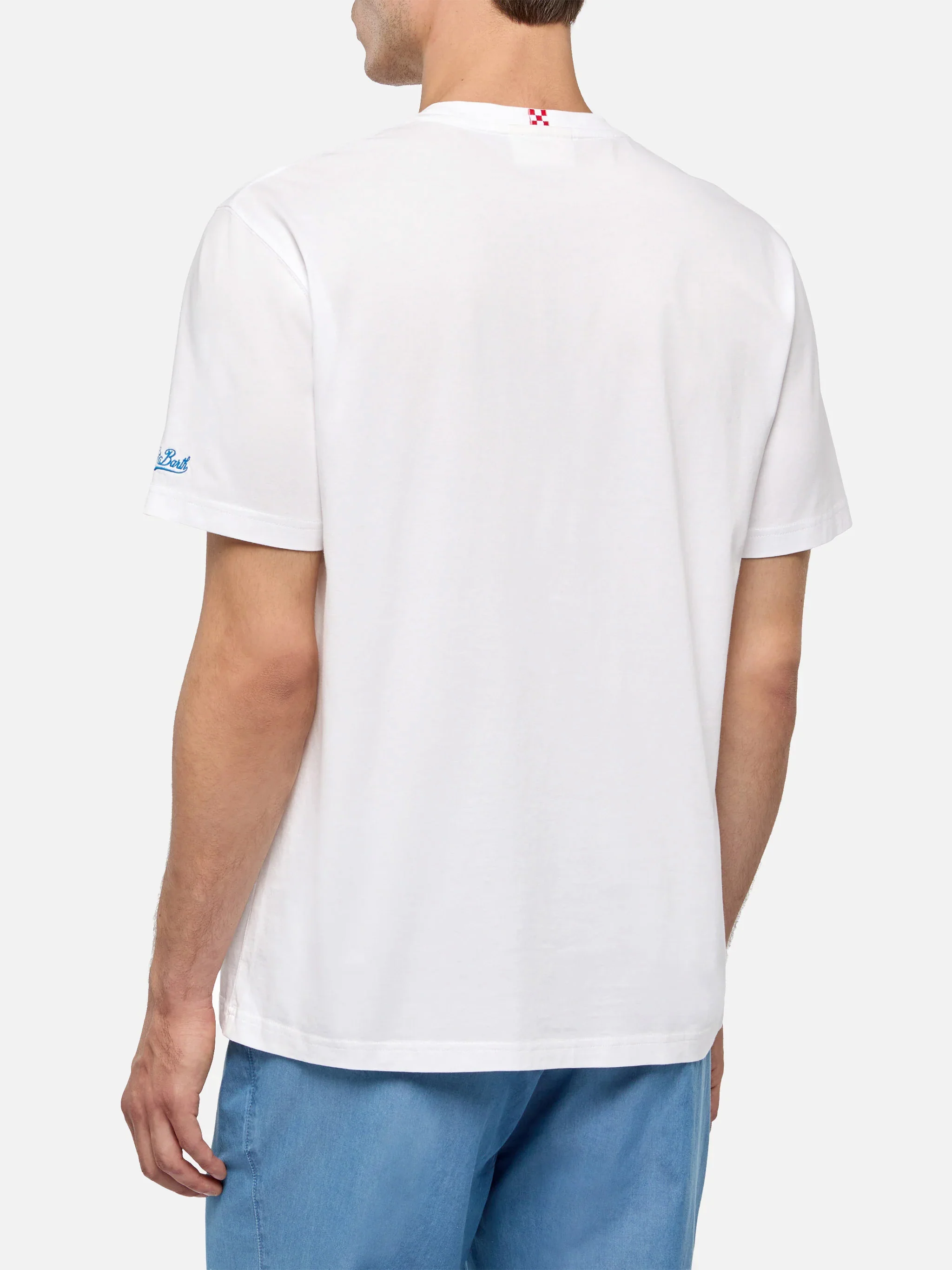 T-shirt with Gente di Mare print and embroidery | Special Edition - Image 4