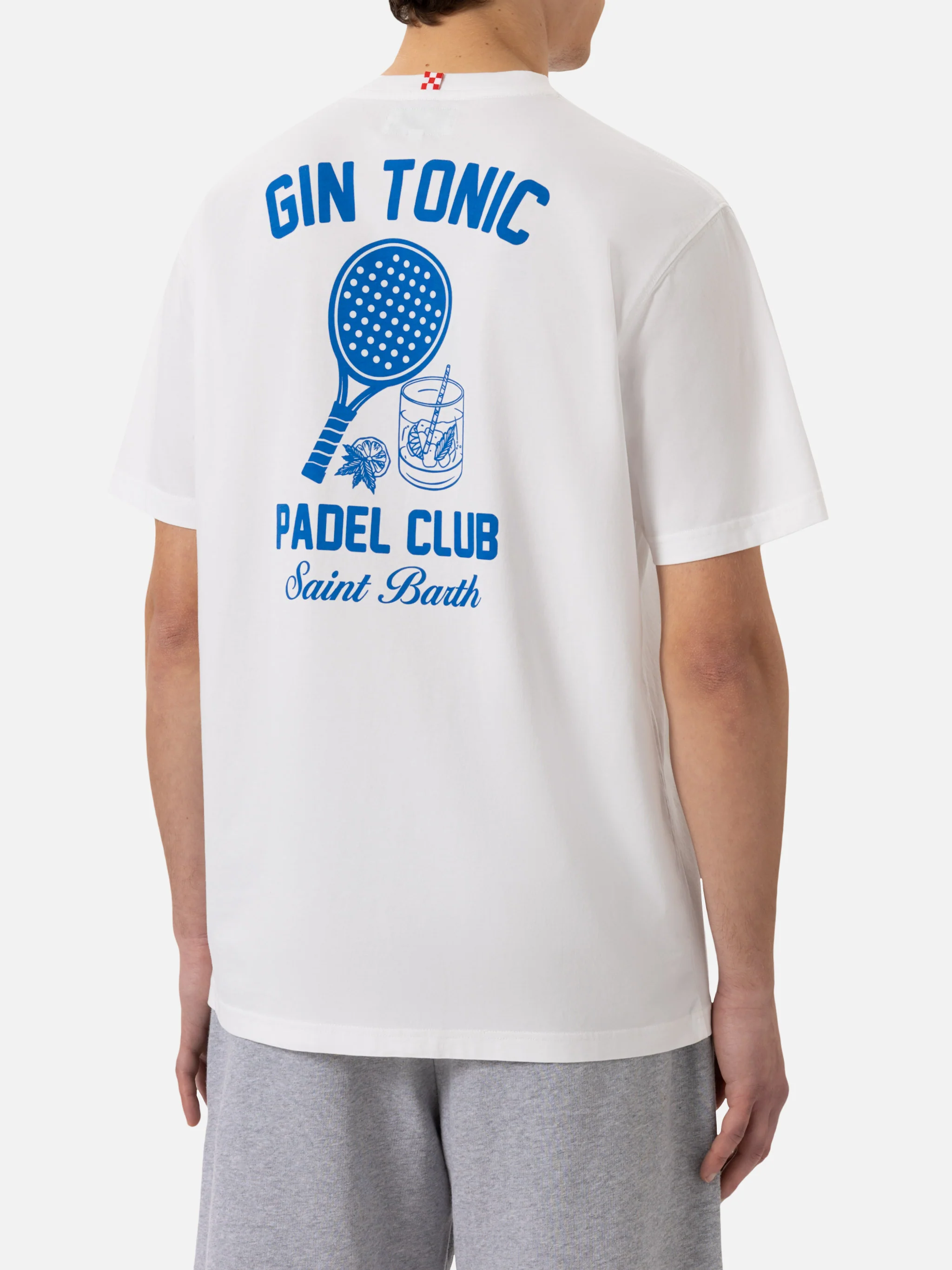 T-shirt with gin tonic padel print - Image 2