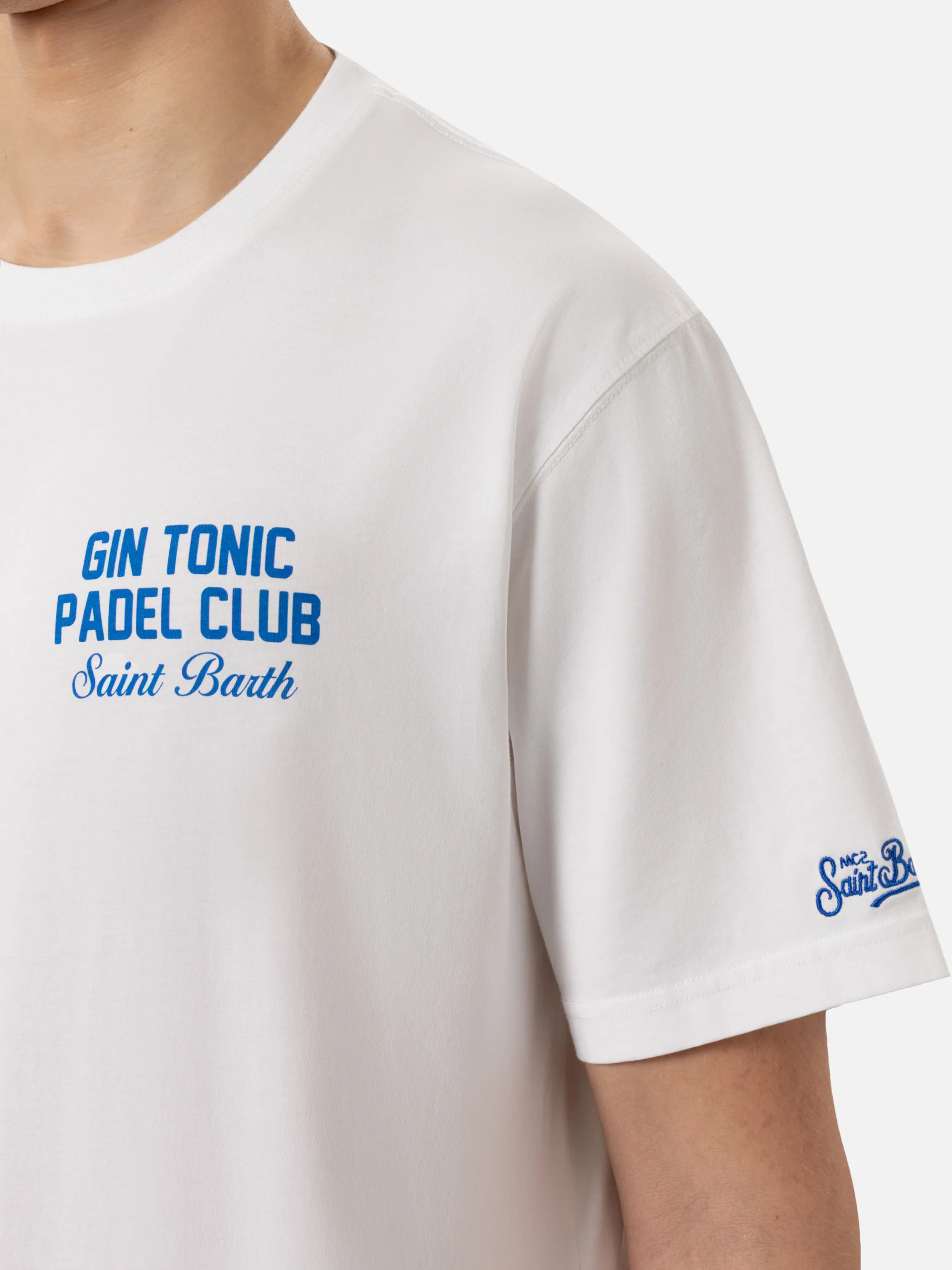 T-shirt with gin tonic padel print - Image 3