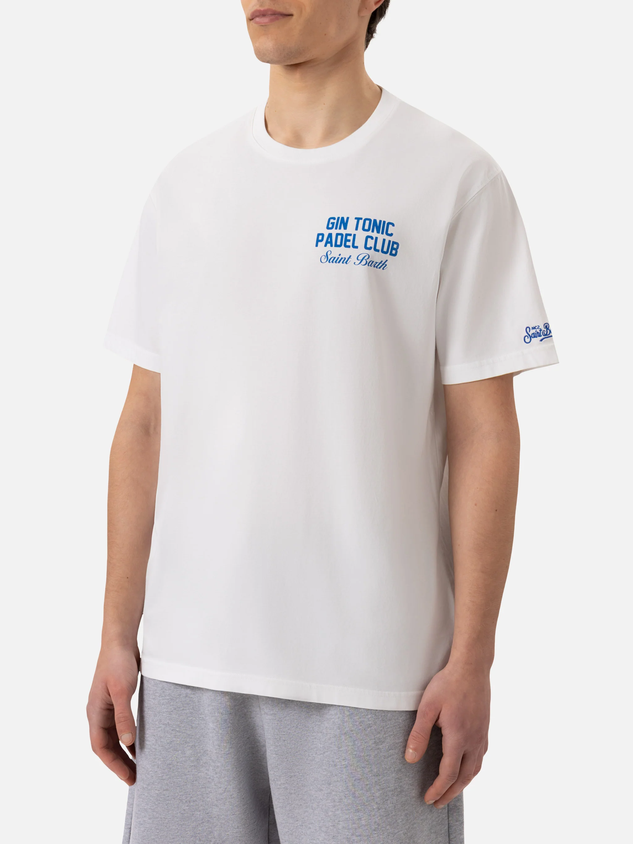 T-shirt with gin tonic padel print - Image 4