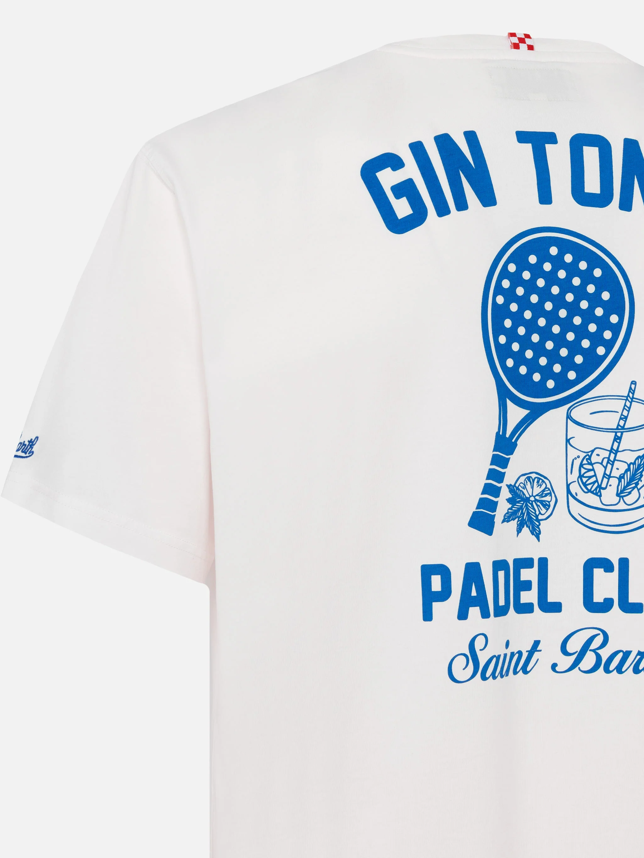 T-shirt with gin tonic padel print - Image 5