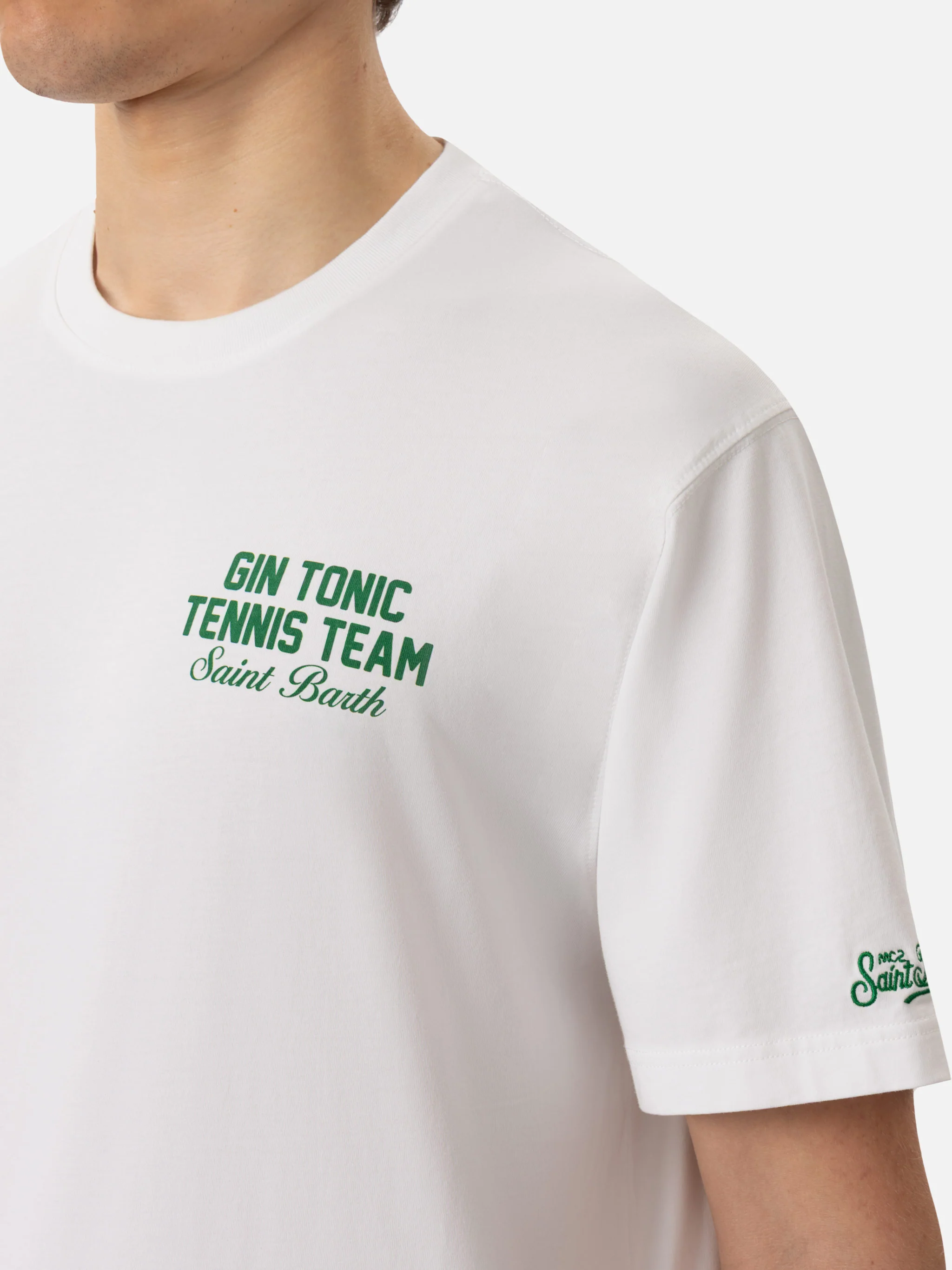 T-shirt with gin tonic and sport print - Image 3