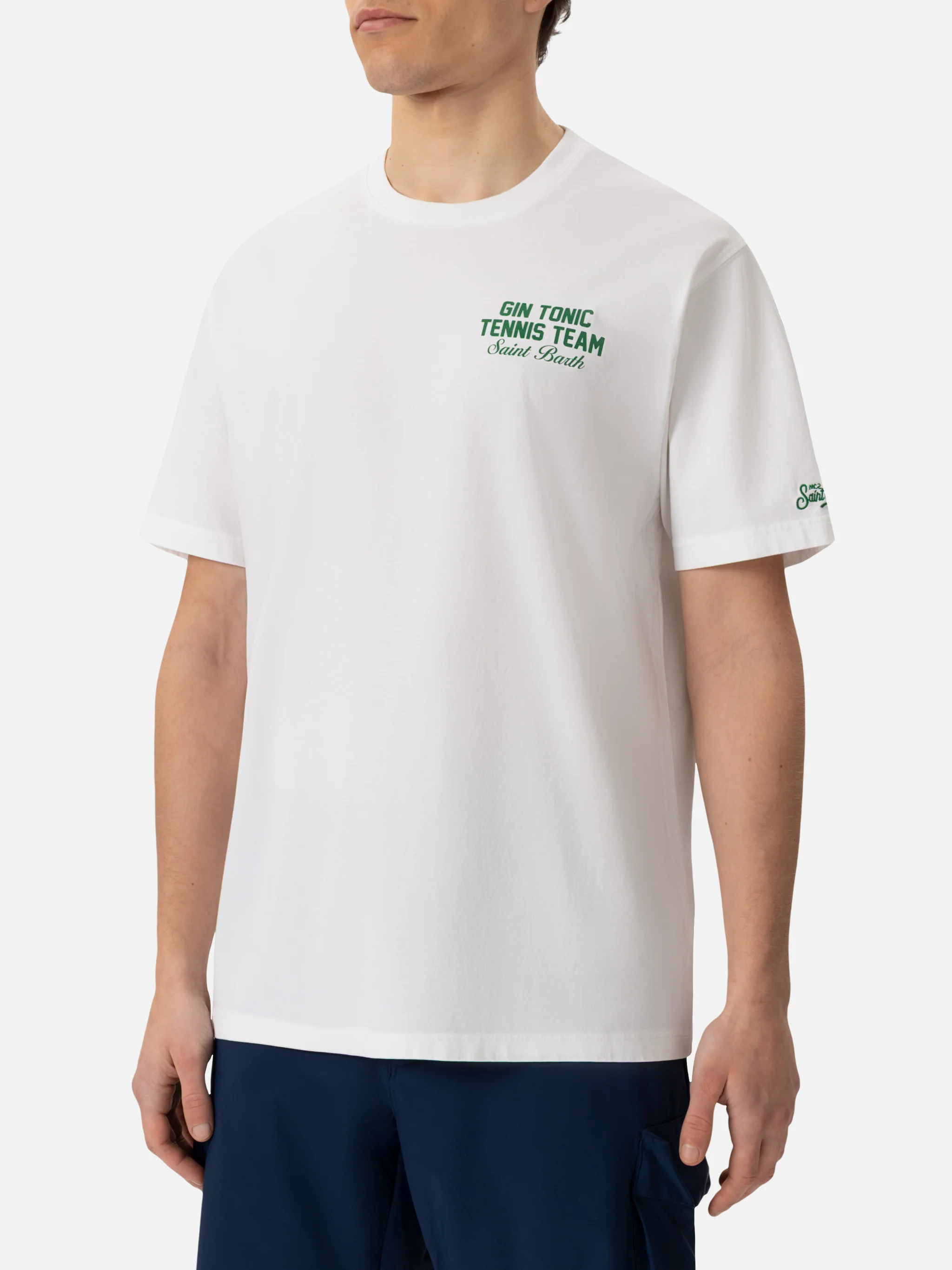 T-shirt with gin tonic and sport print - Image 4
